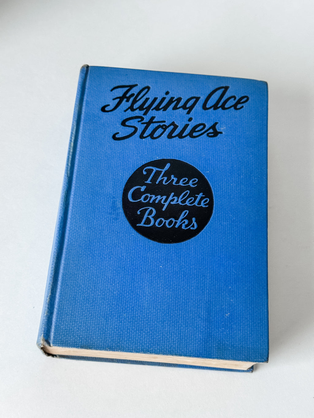 Vintage 1928 Blue Hardcover Book Of Flying Ace Stories