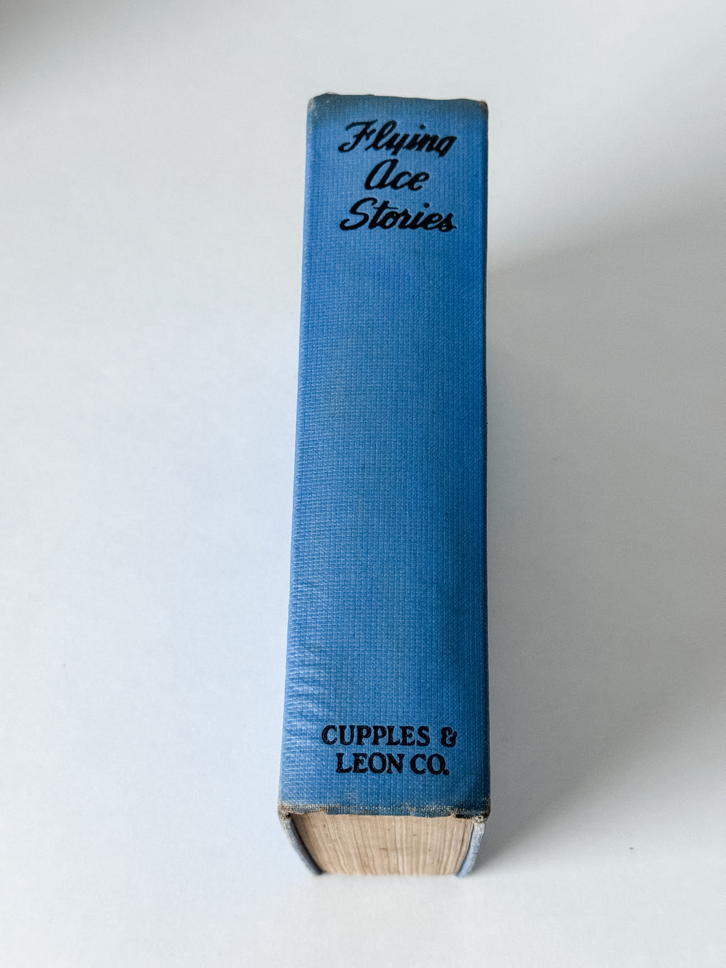 Vintage 1928 Blue Hardcover Book Of Flying Ace Stories