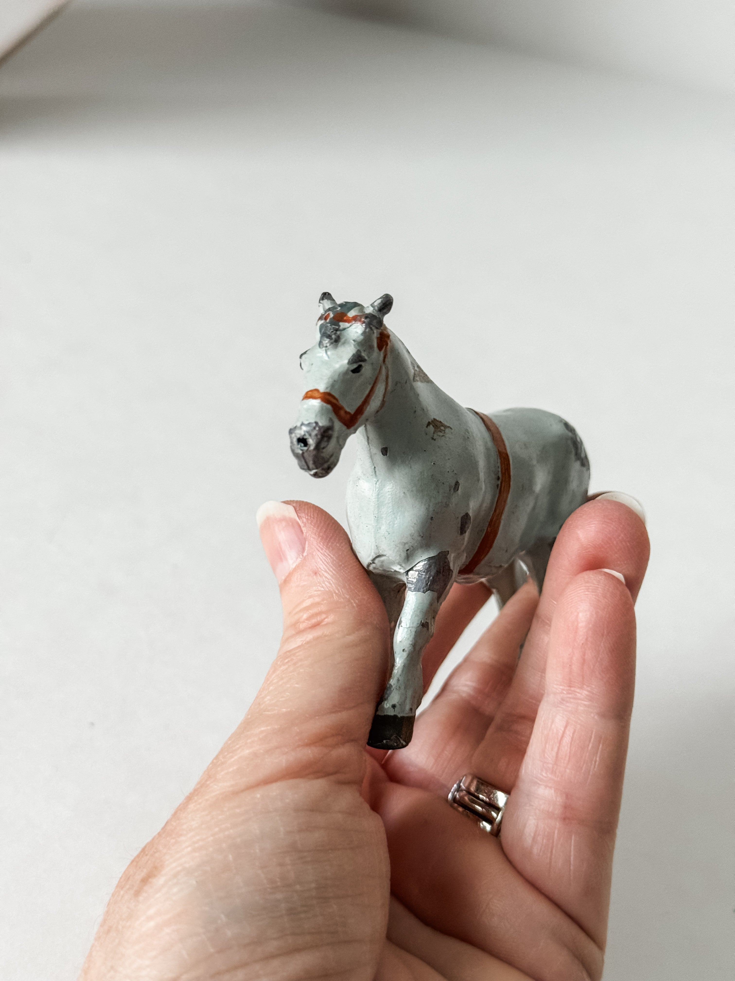 Vintage Metal English Horse Figurine