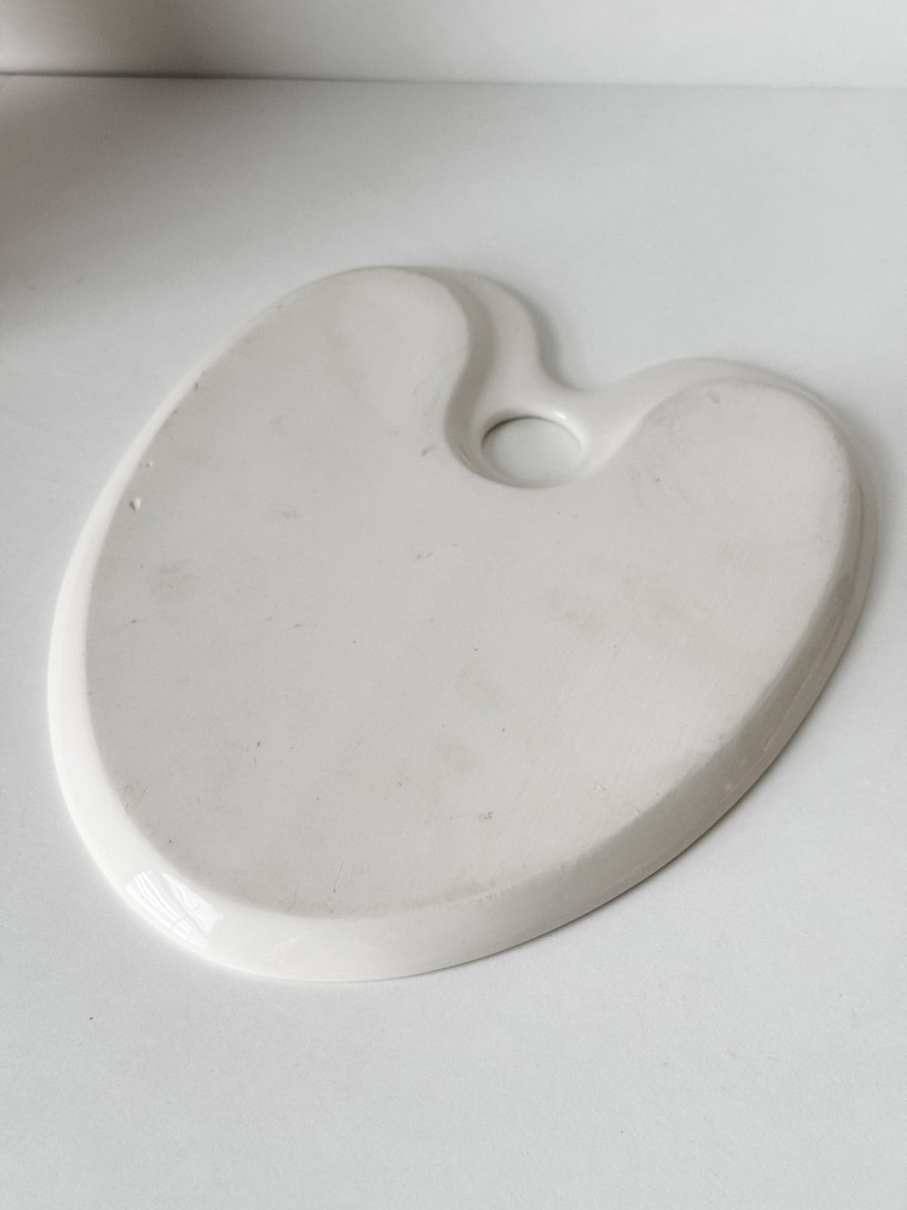 Vintage French Glazed Porcelain Art Palette