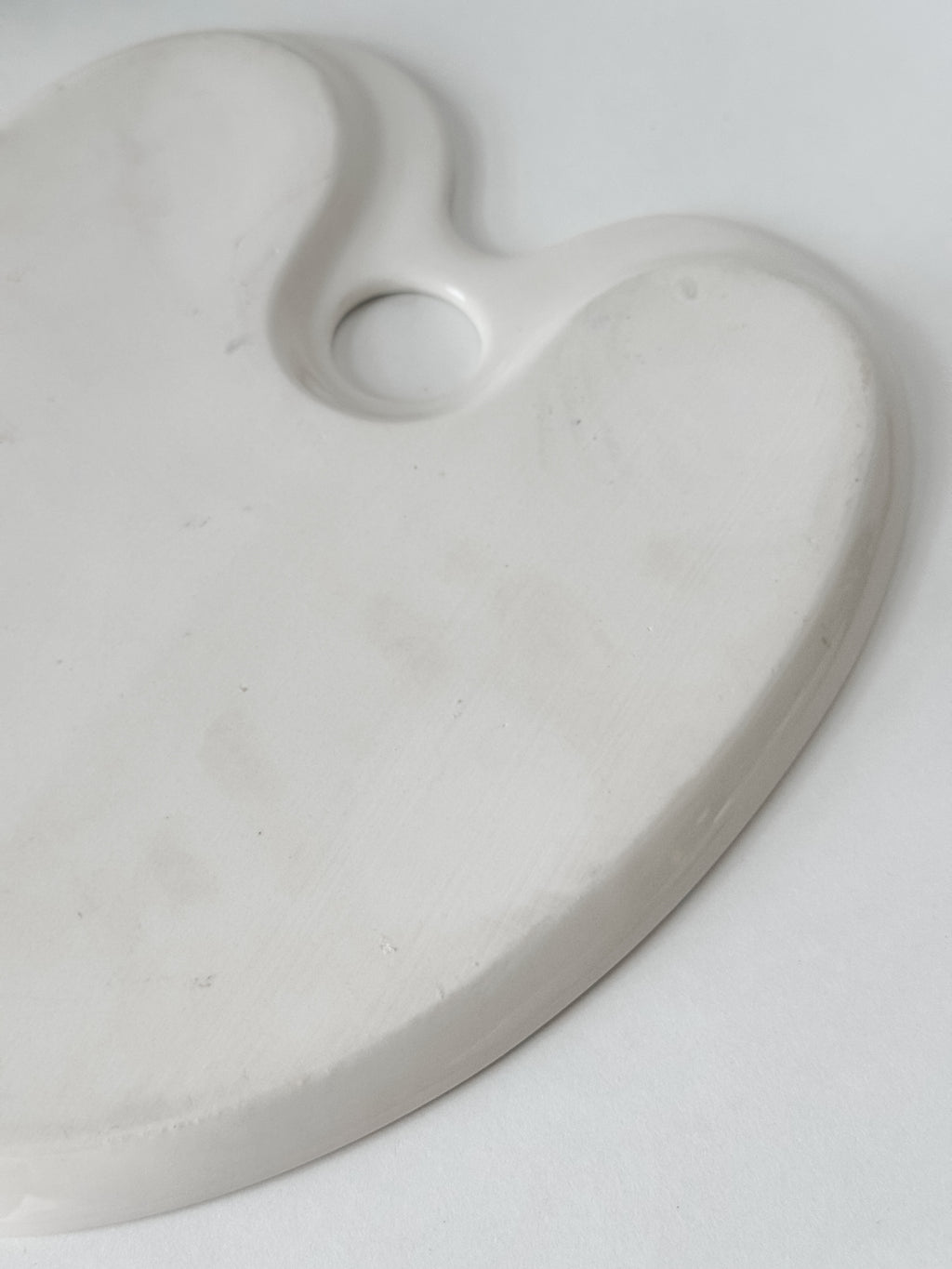 Vintage French Glazed Porcelain Art Palette