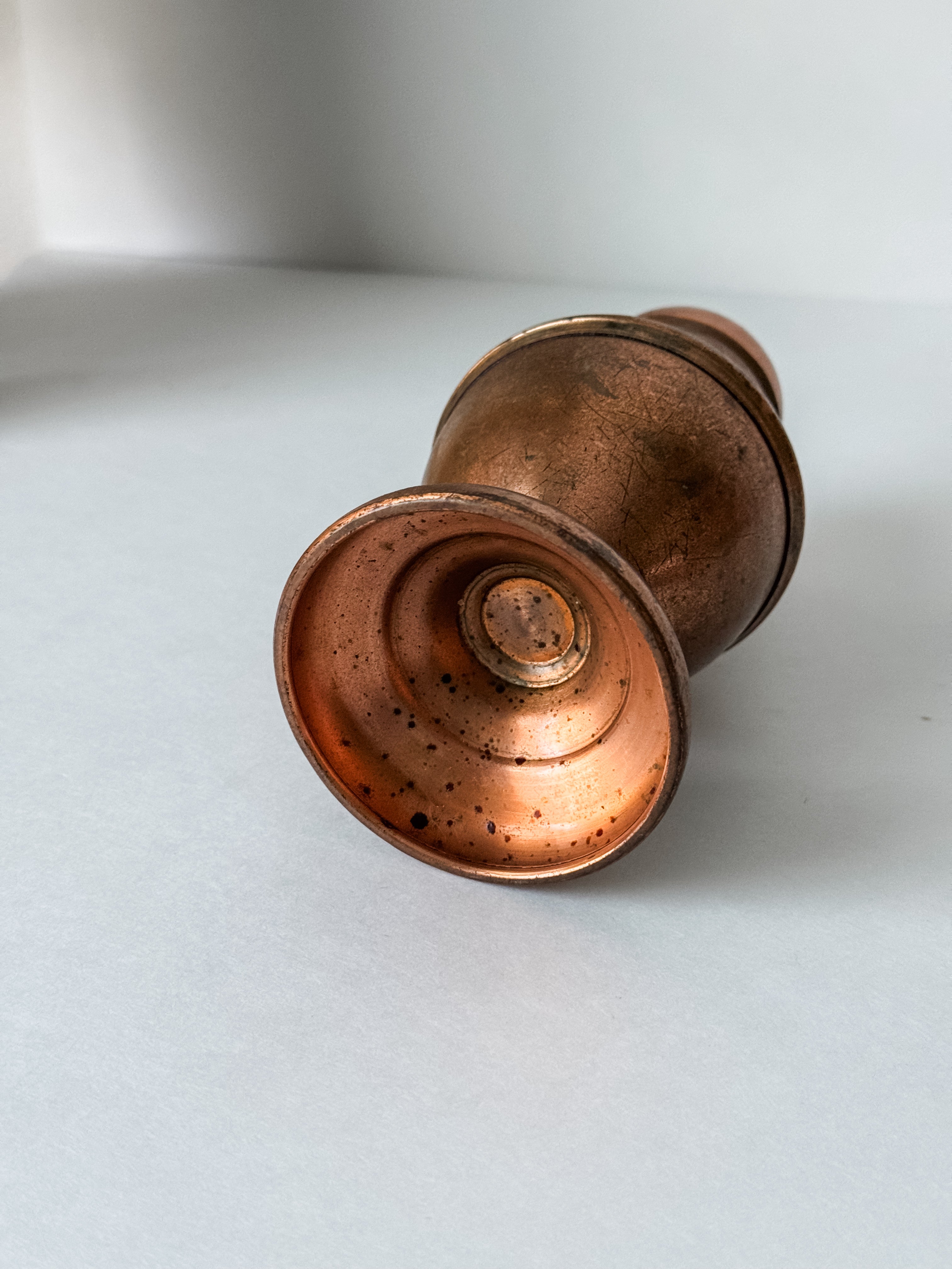 Vintage English Copper Large Shaker