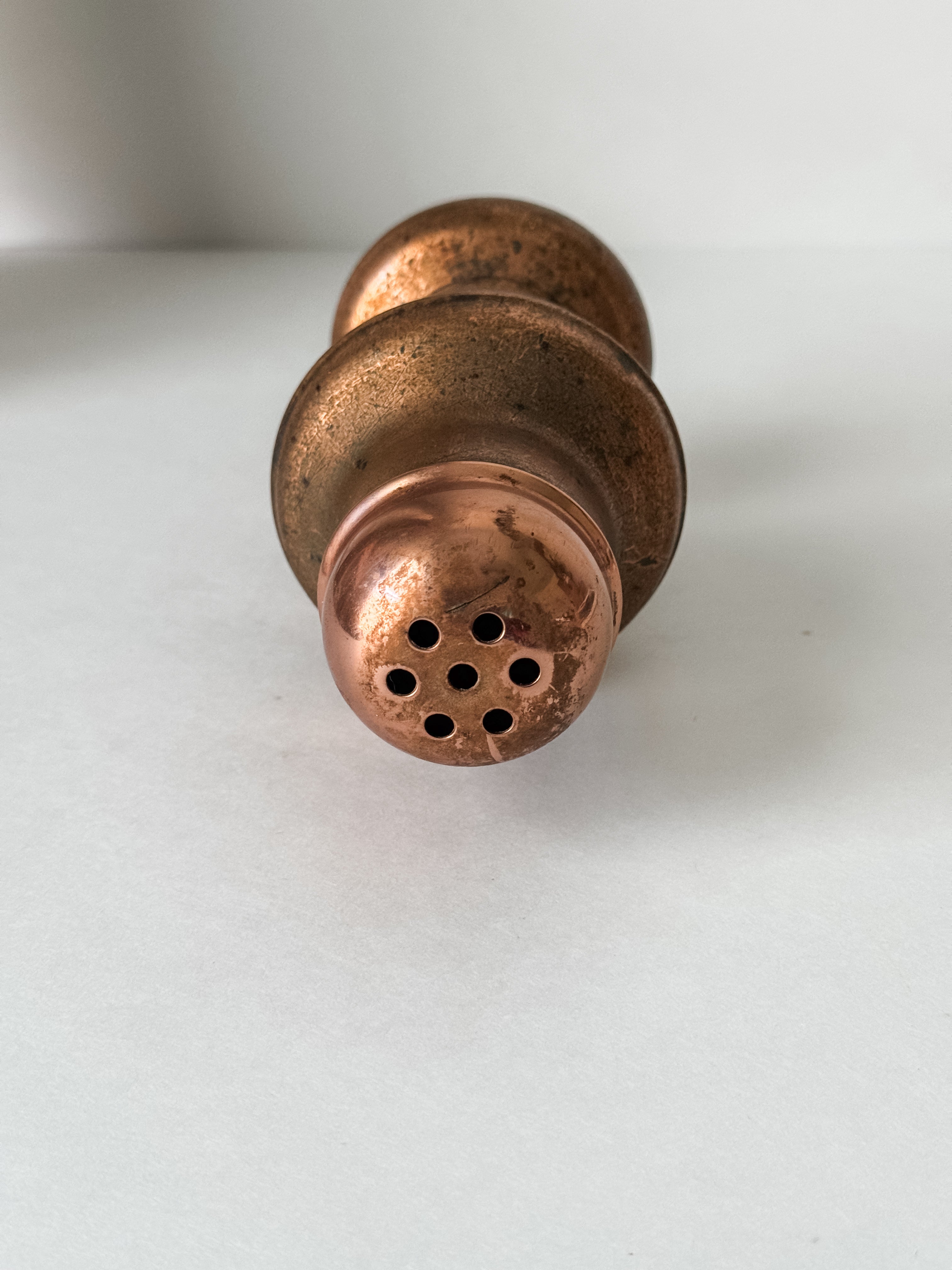 Vintage English Copper Large Shaker