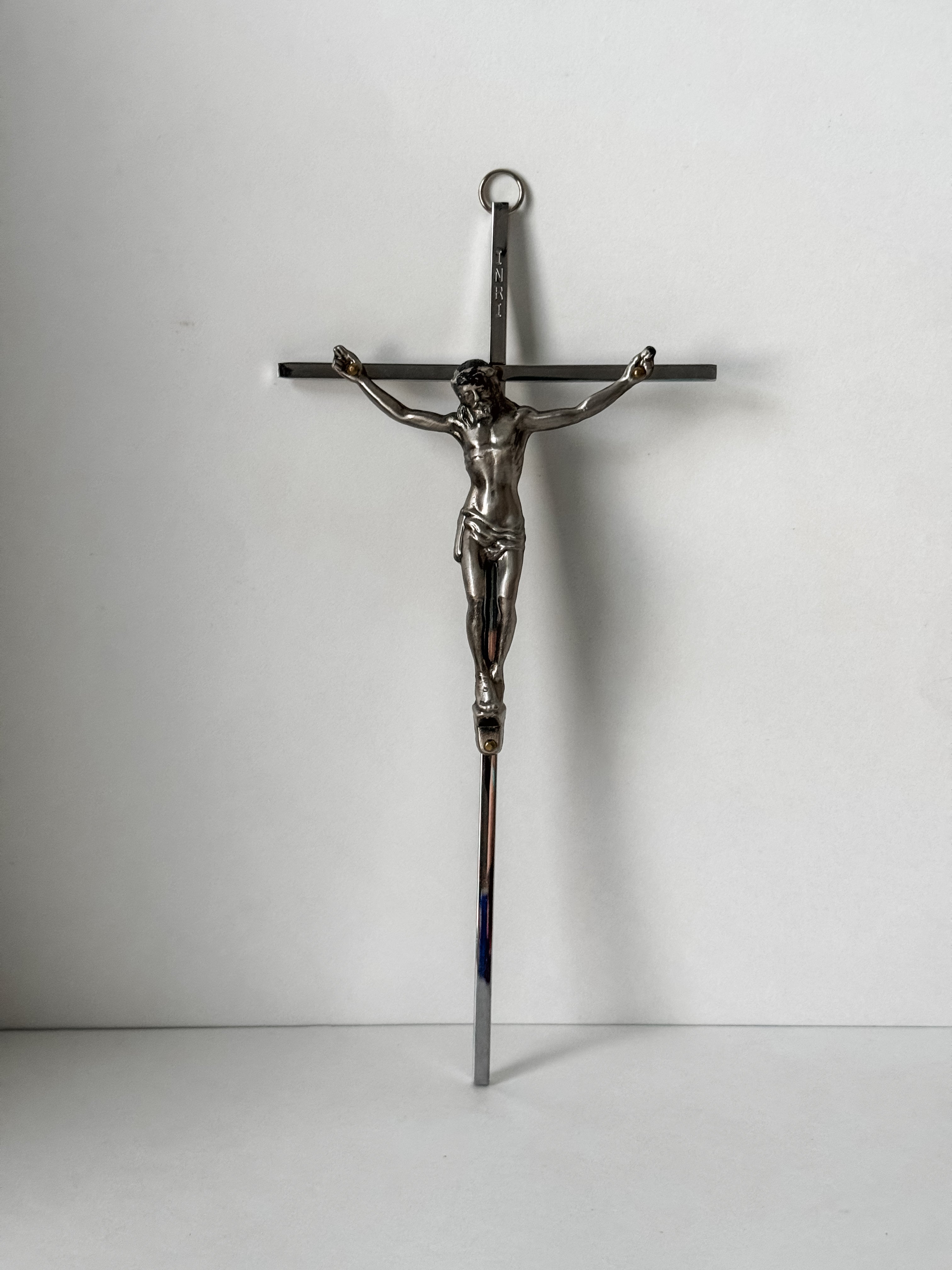 Vintage Metal Crucifix Wall Hanging
