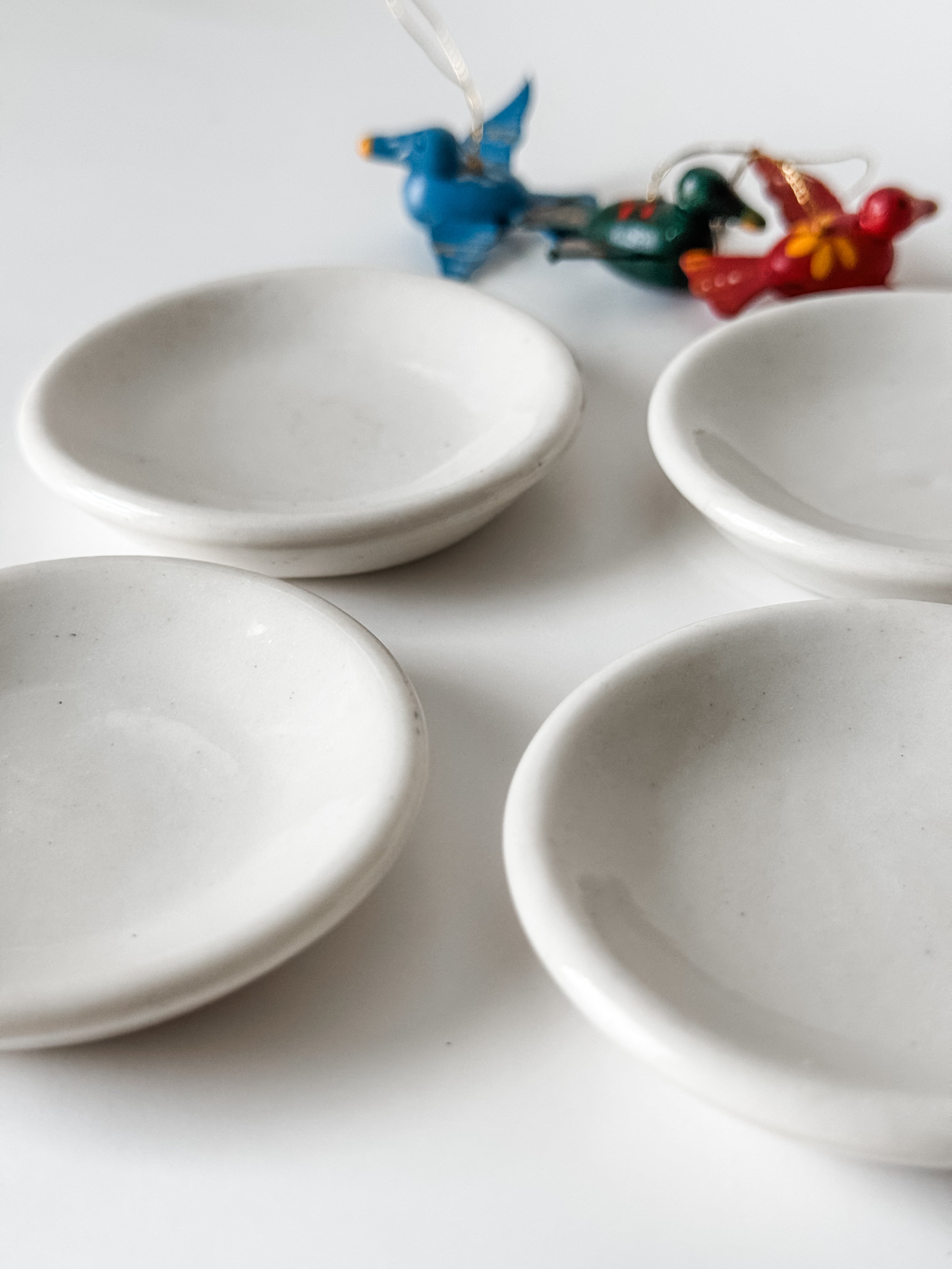 Butterpat Stack With Tiny Birds