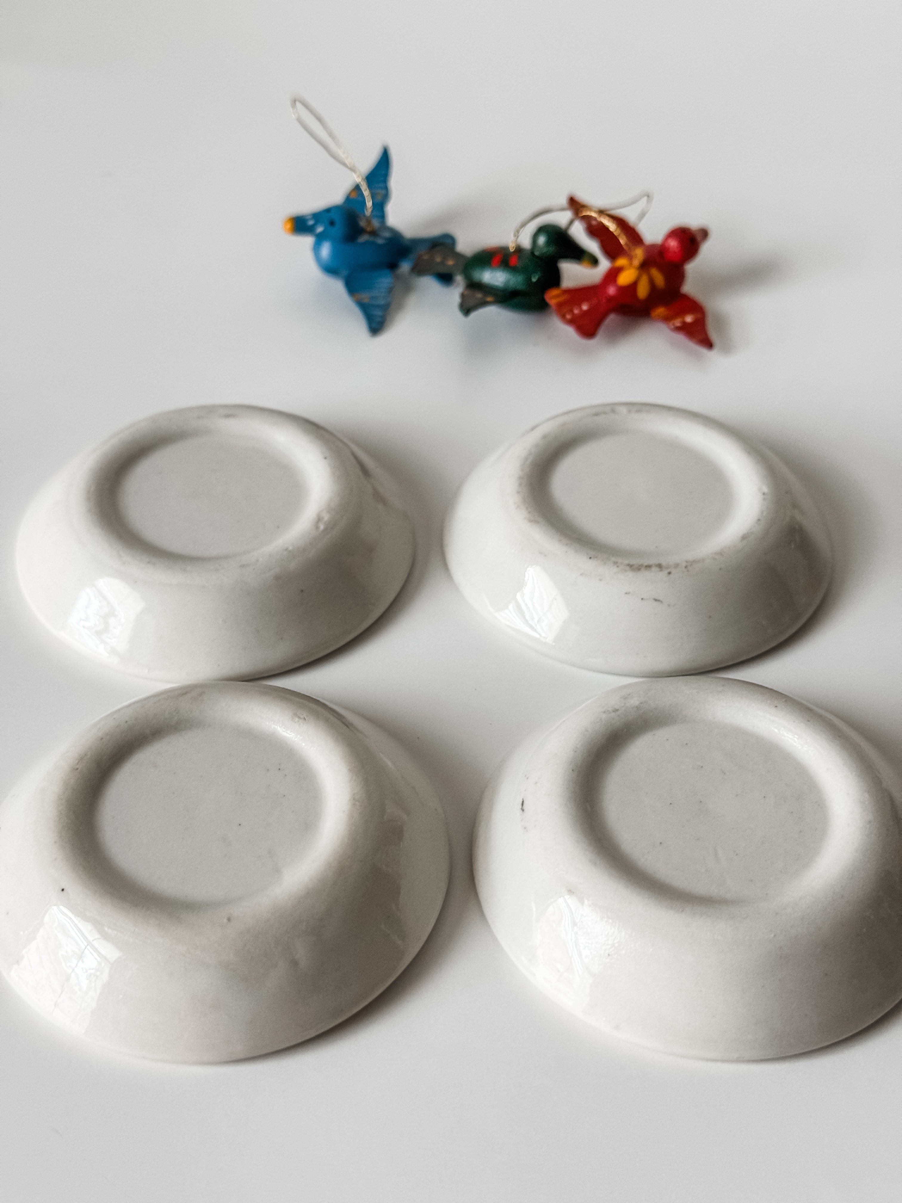 Butterpat Stack With Tiny Birds