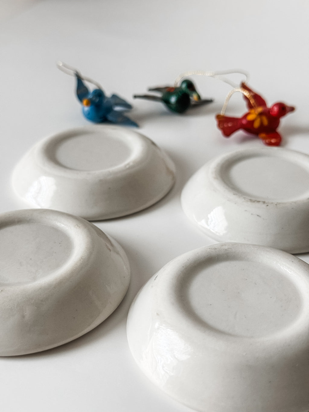 Butterpat Stack With Tiny Birds