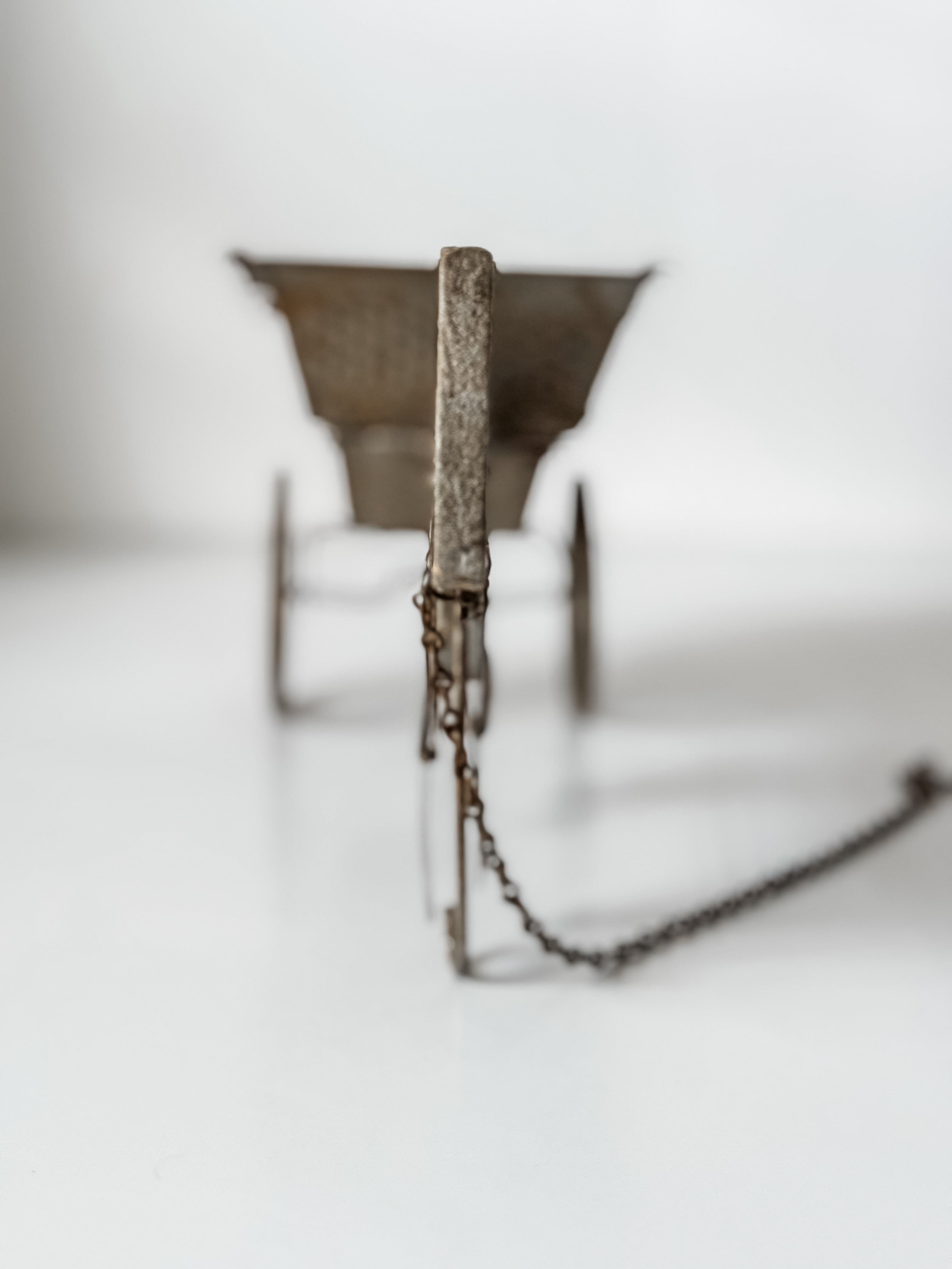 Antique Horse And Wagon Pull Toy