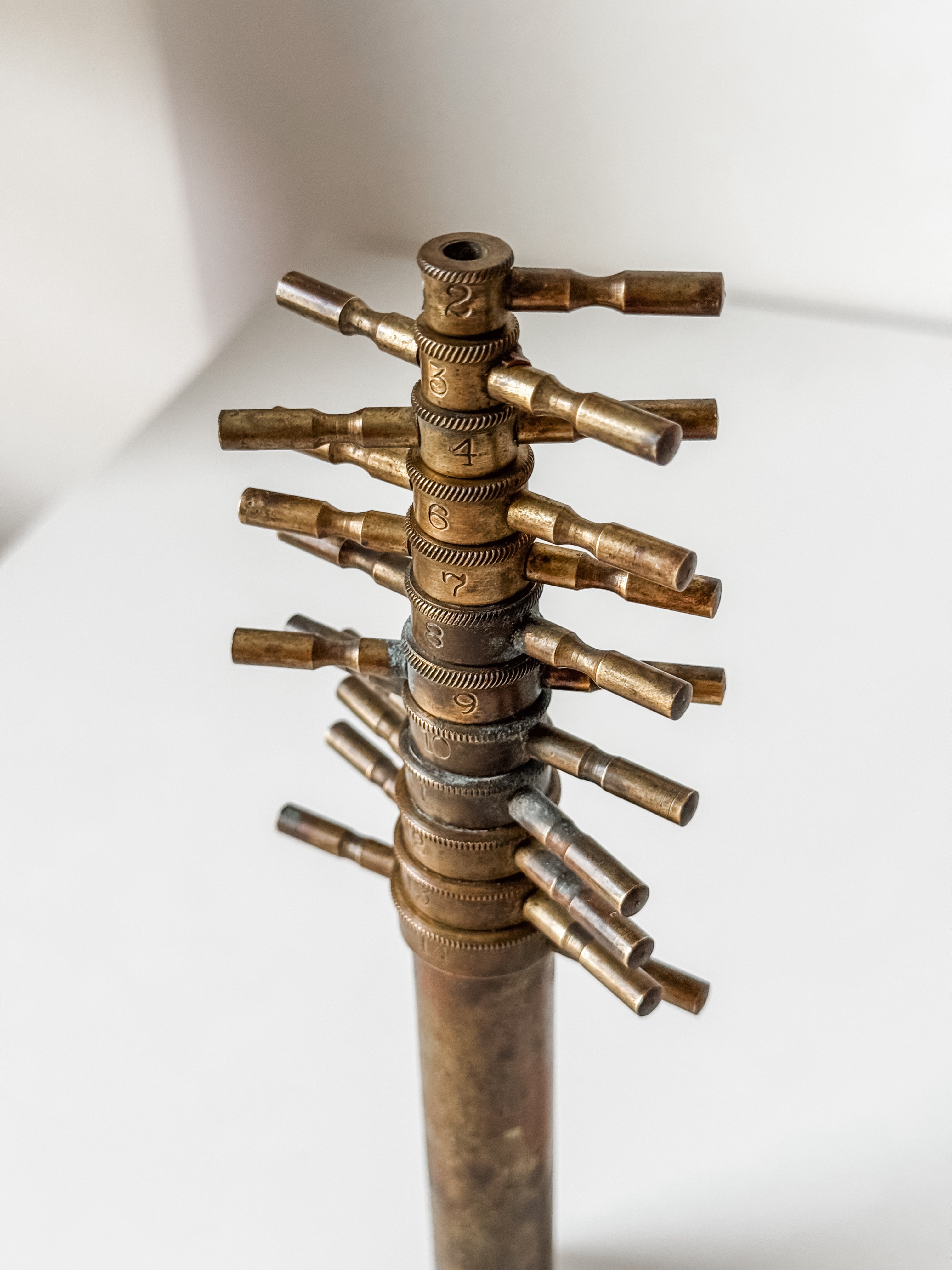 Antique Brass Apothecary Cork Borer