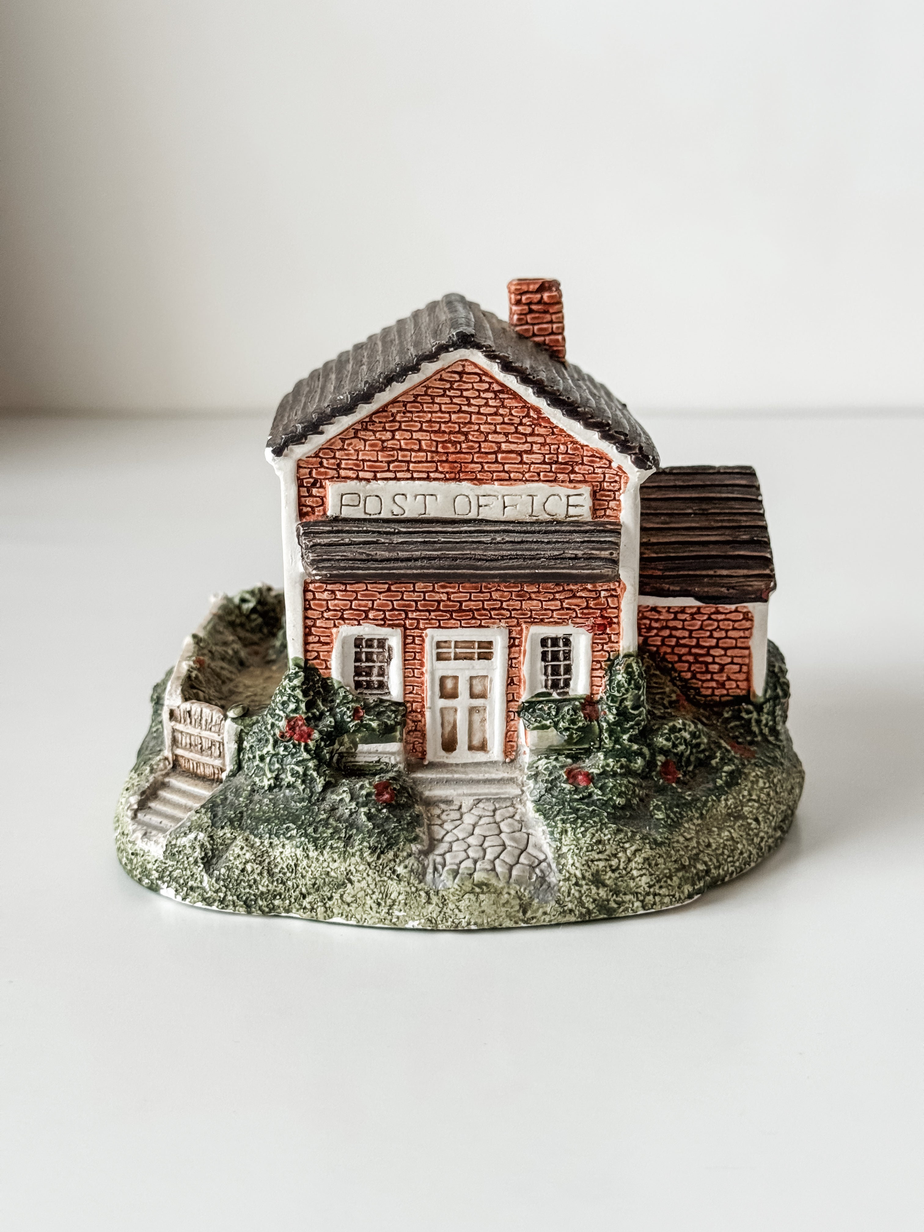 Vintage Ceramic Post Office Figurine