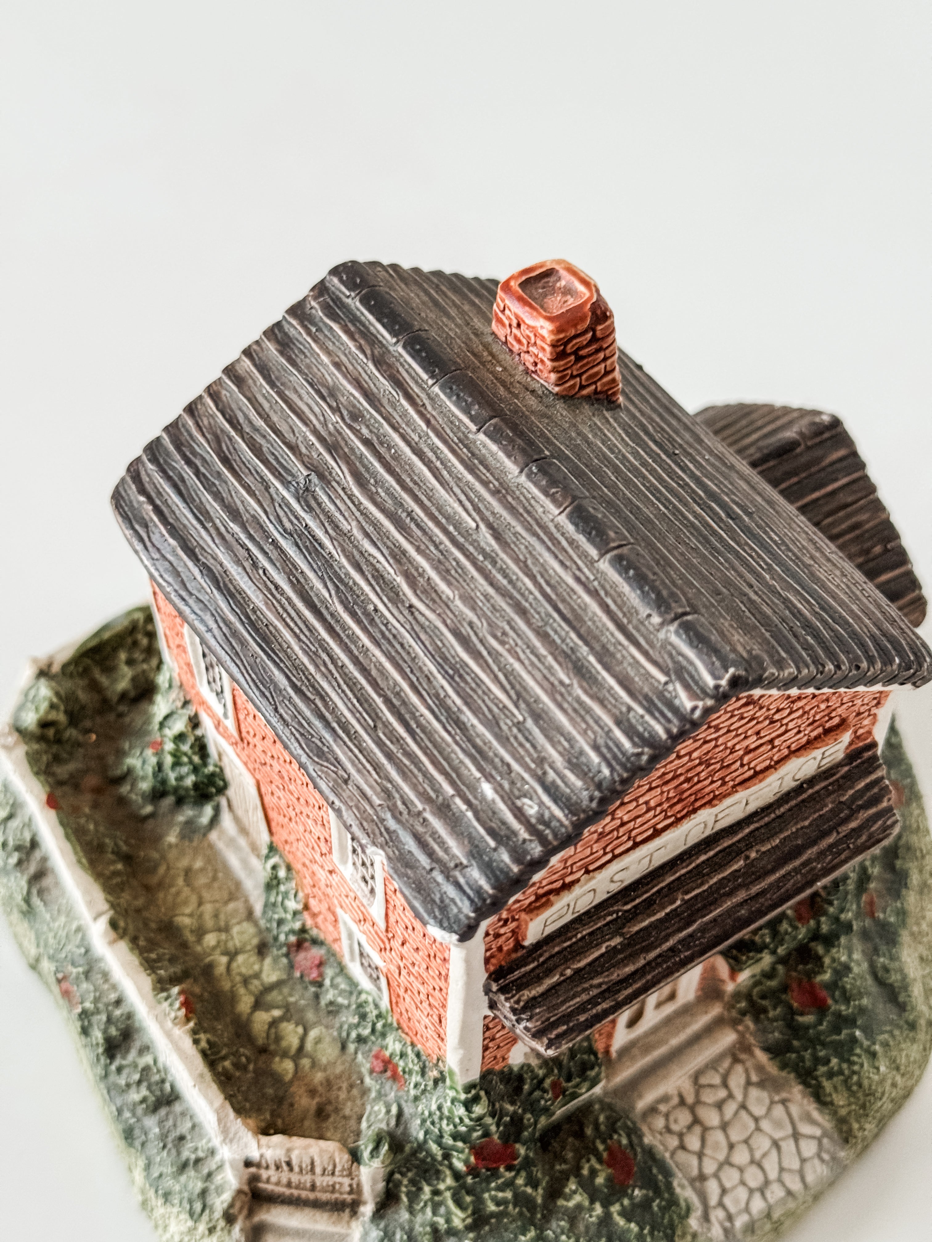 Vintage Ceramic Post Office Figurine