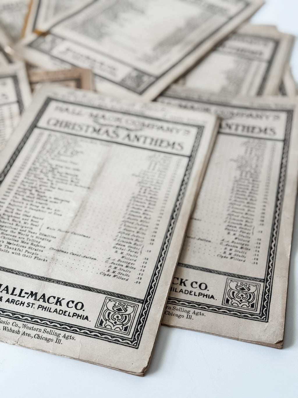 Vintage Christmas Anthems Choral Club Books