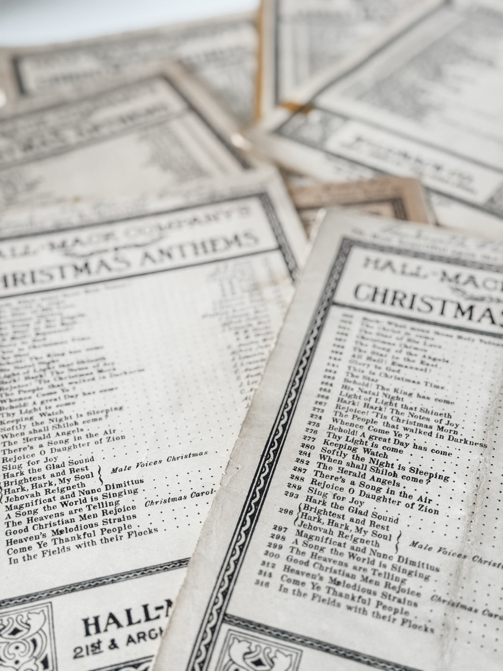 Vintage Christmas Anthems Choral Club Books