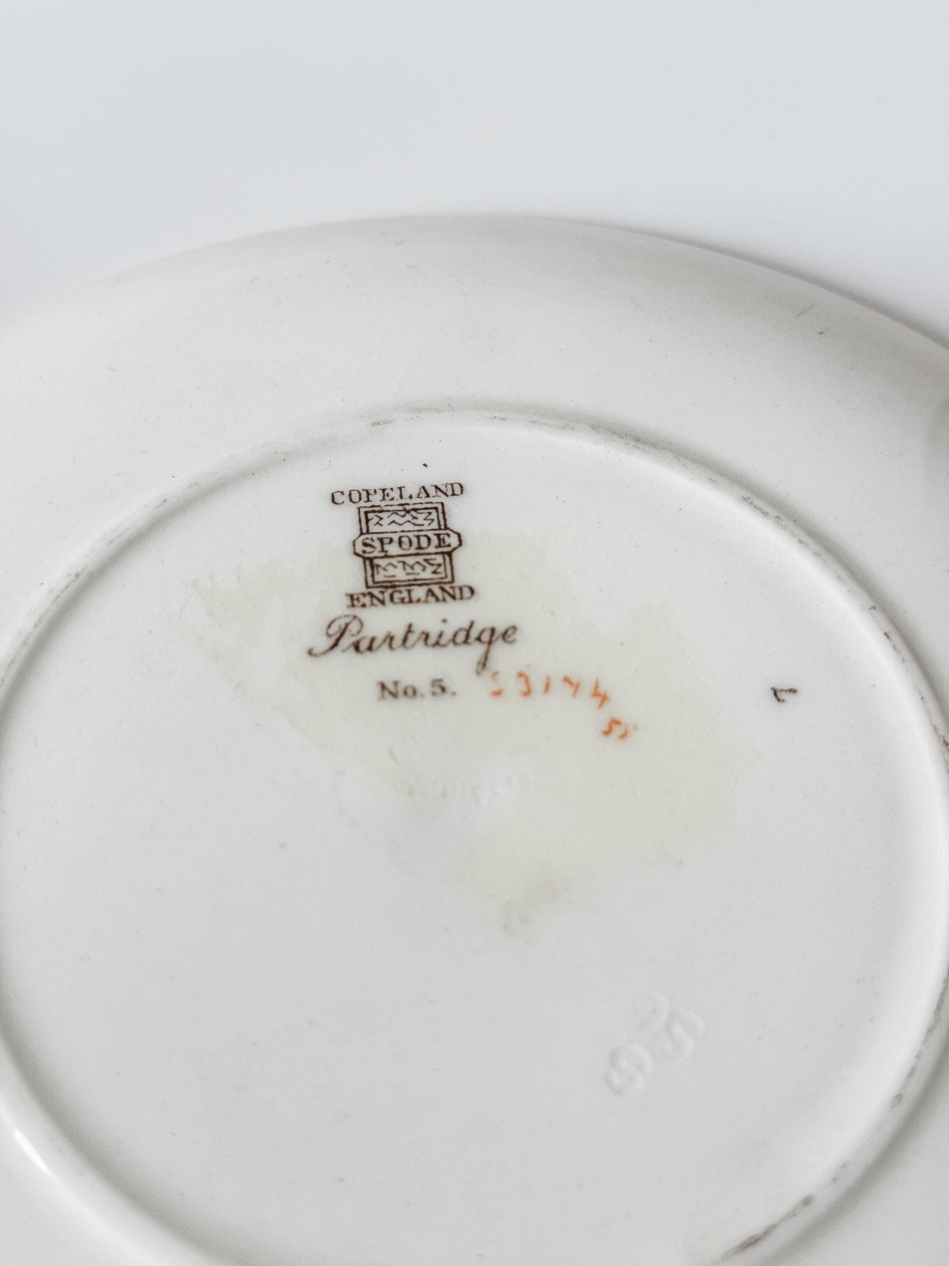 Vintage English Game Bird Plates