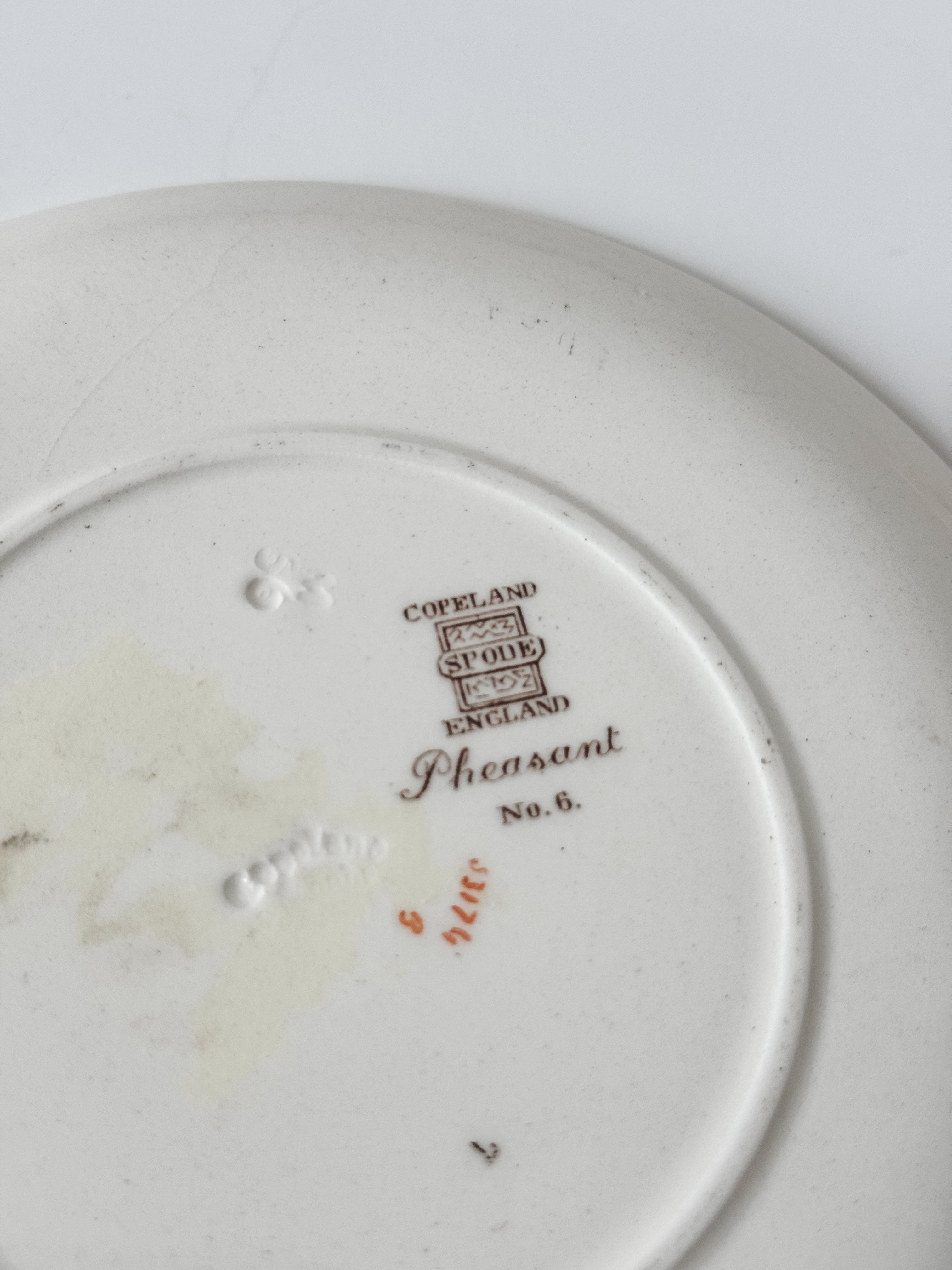 Vintage English Game Bird Plates