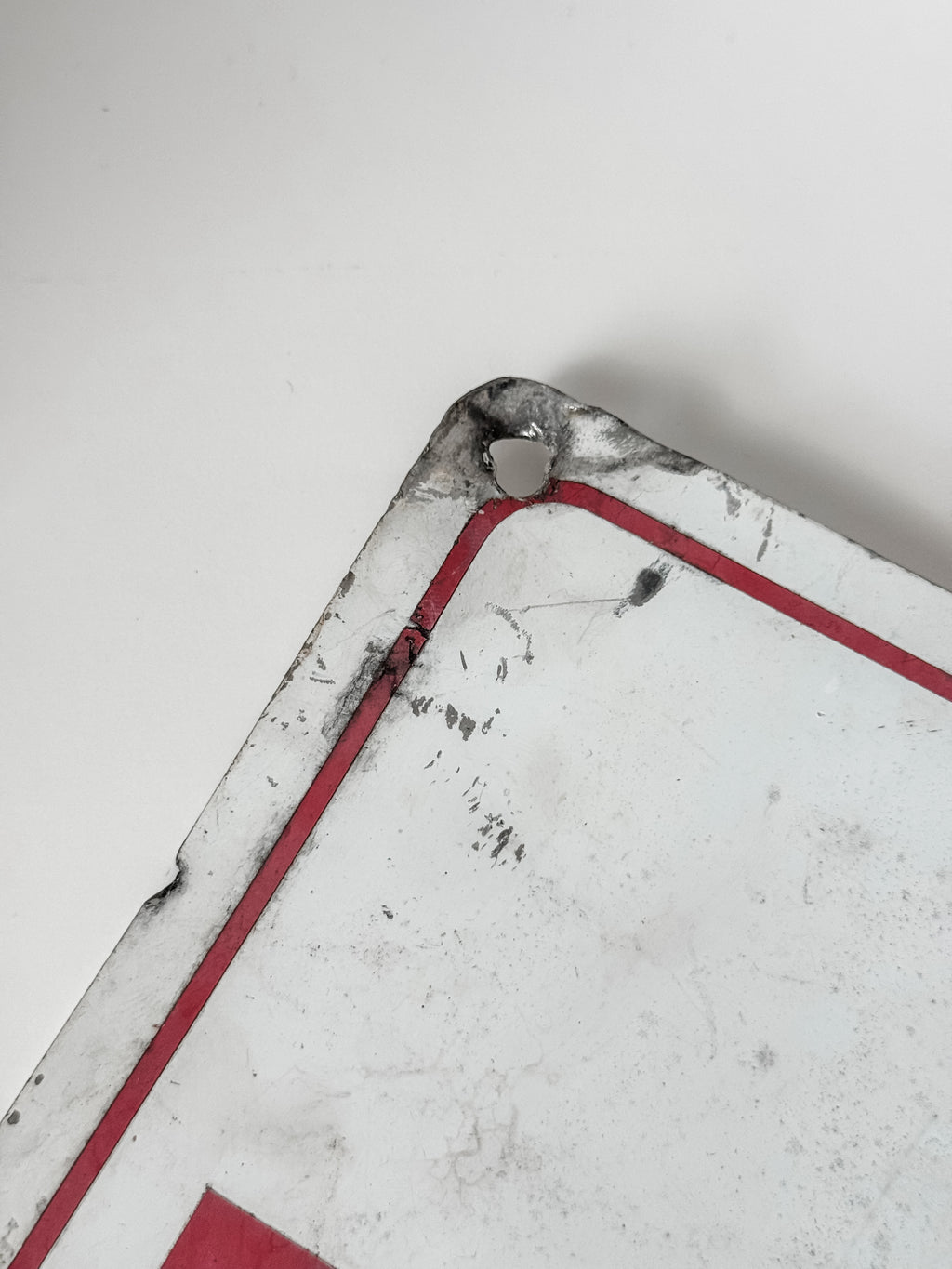 Vintage Metal Reserved Parking Sign