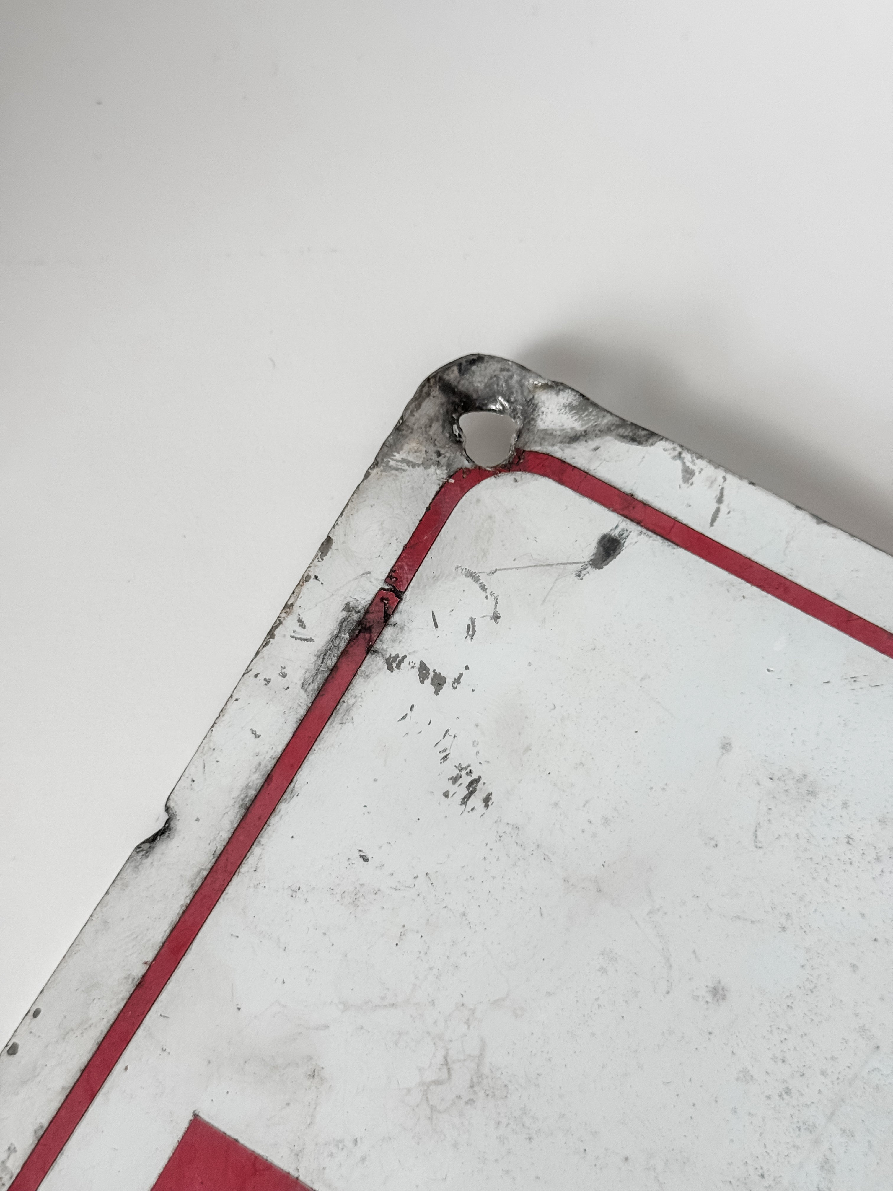 Vintage Metal Reserved Parking Sign