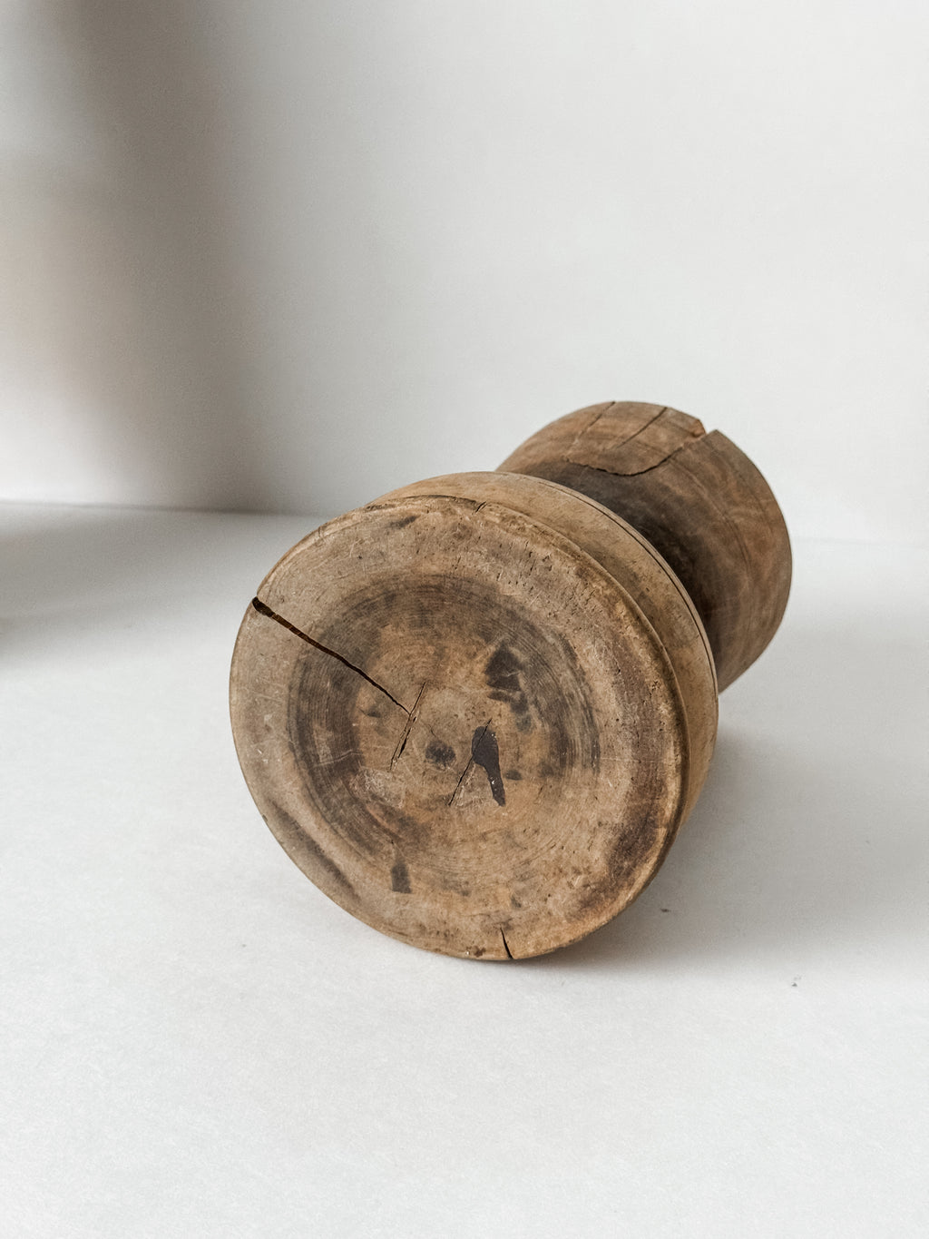 1800s Antique Swedish Wood Coffee or Spice Grinder