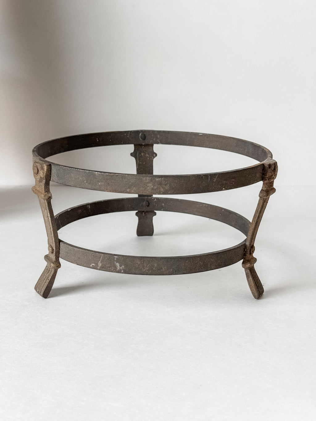Vintage Copper And Brass Plant Pot Riser