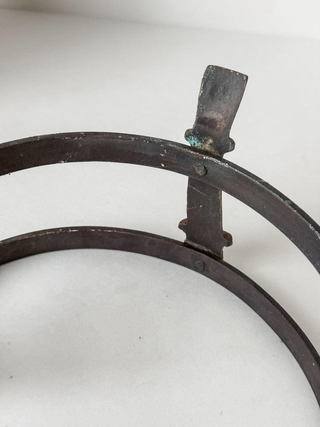 Vintage Copper And Brass Plant Pot Riser