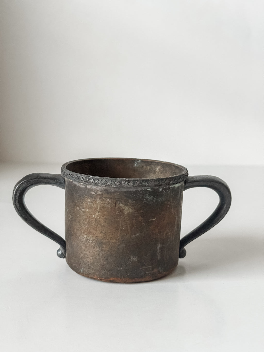 Antique Copper Child's Cup