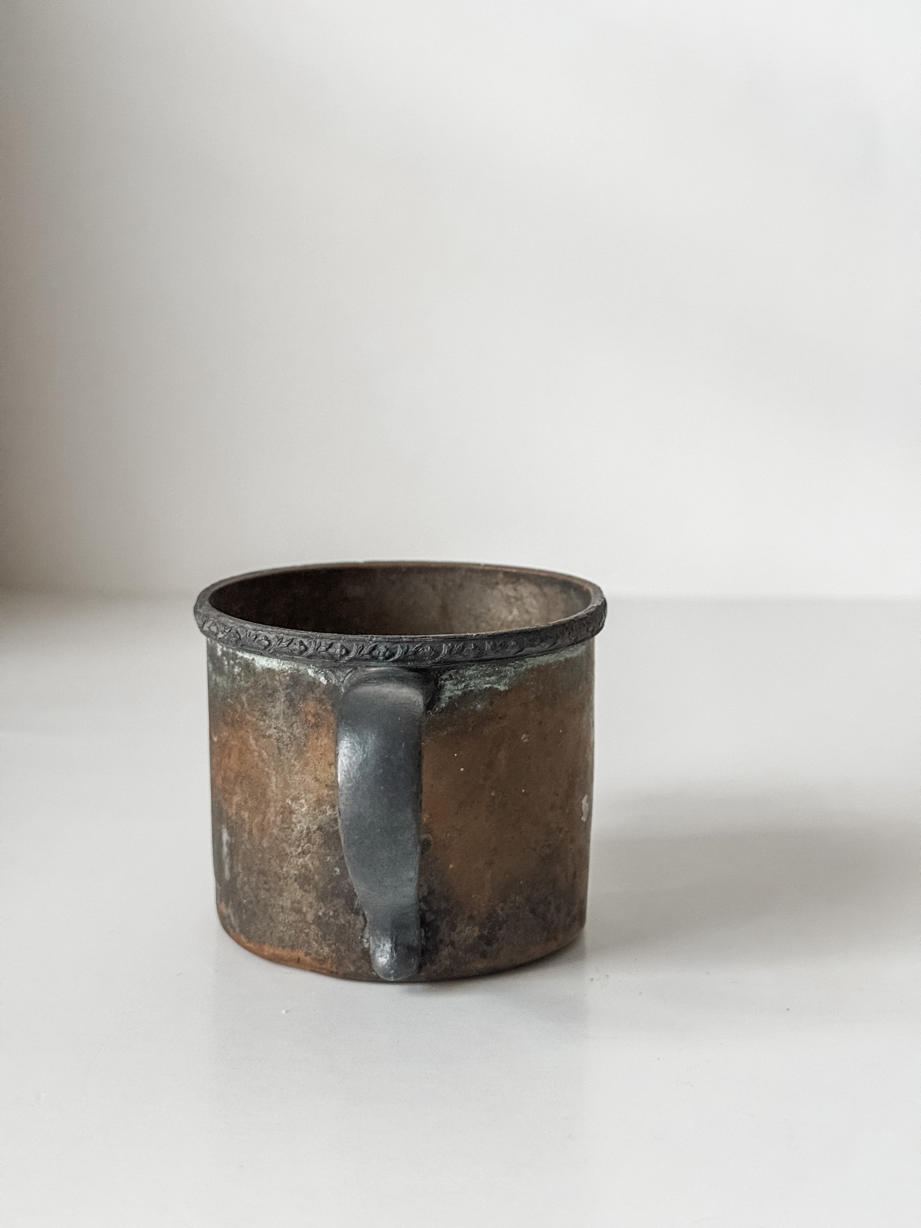 Antique Copper Child's Cup