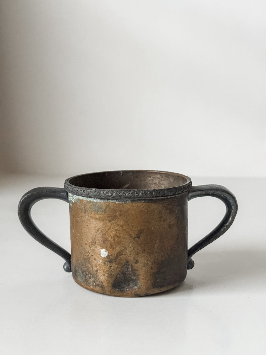 Antique Copper Child's Cup