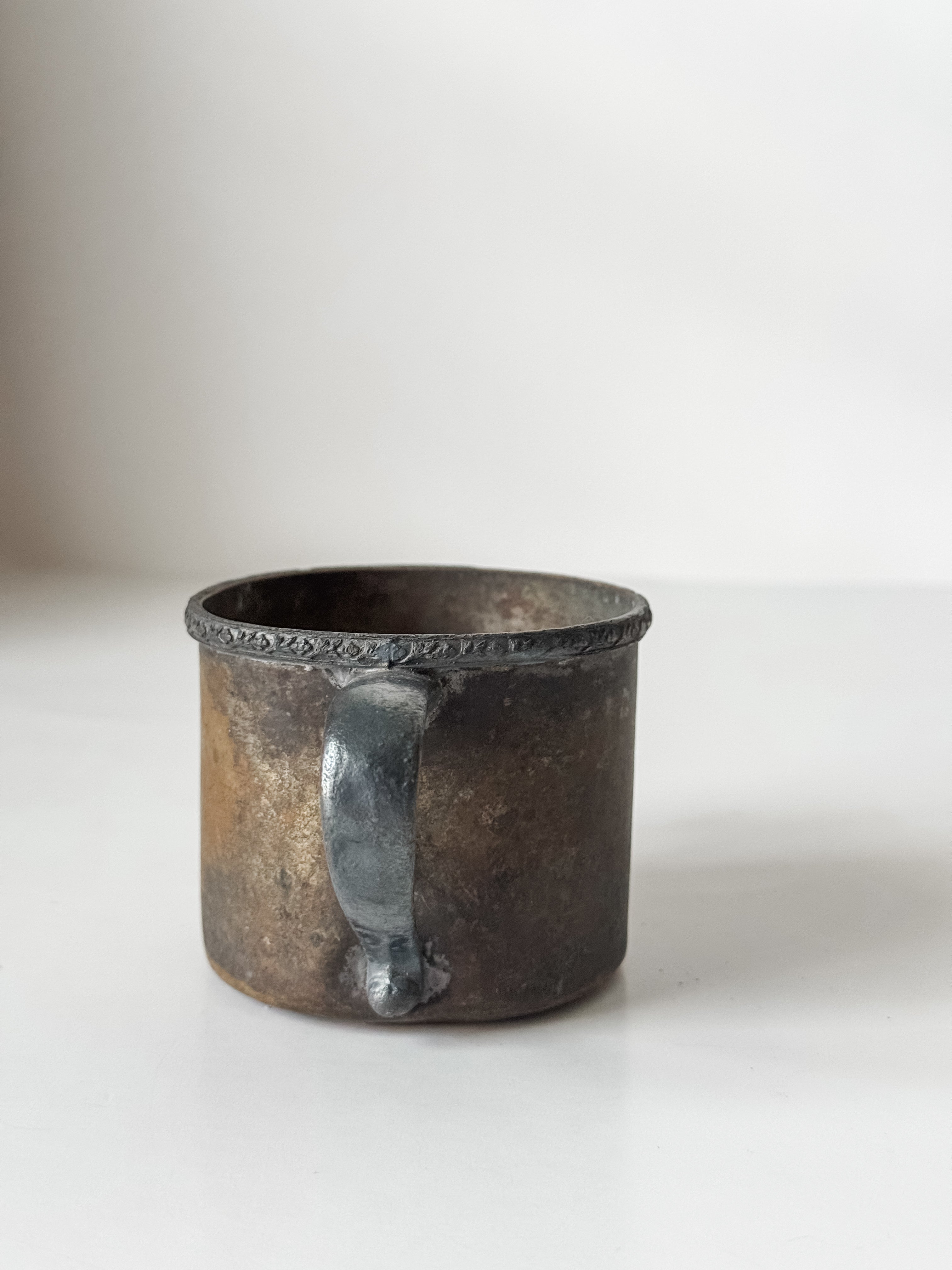 Antique Copper Child's Cup