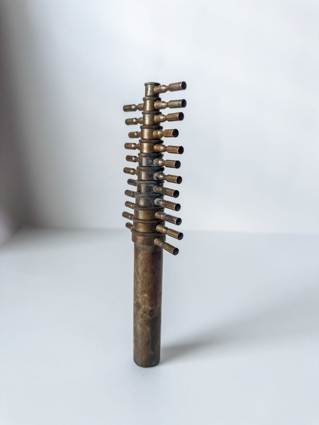 Antique Brass Apothecary Cork Borer