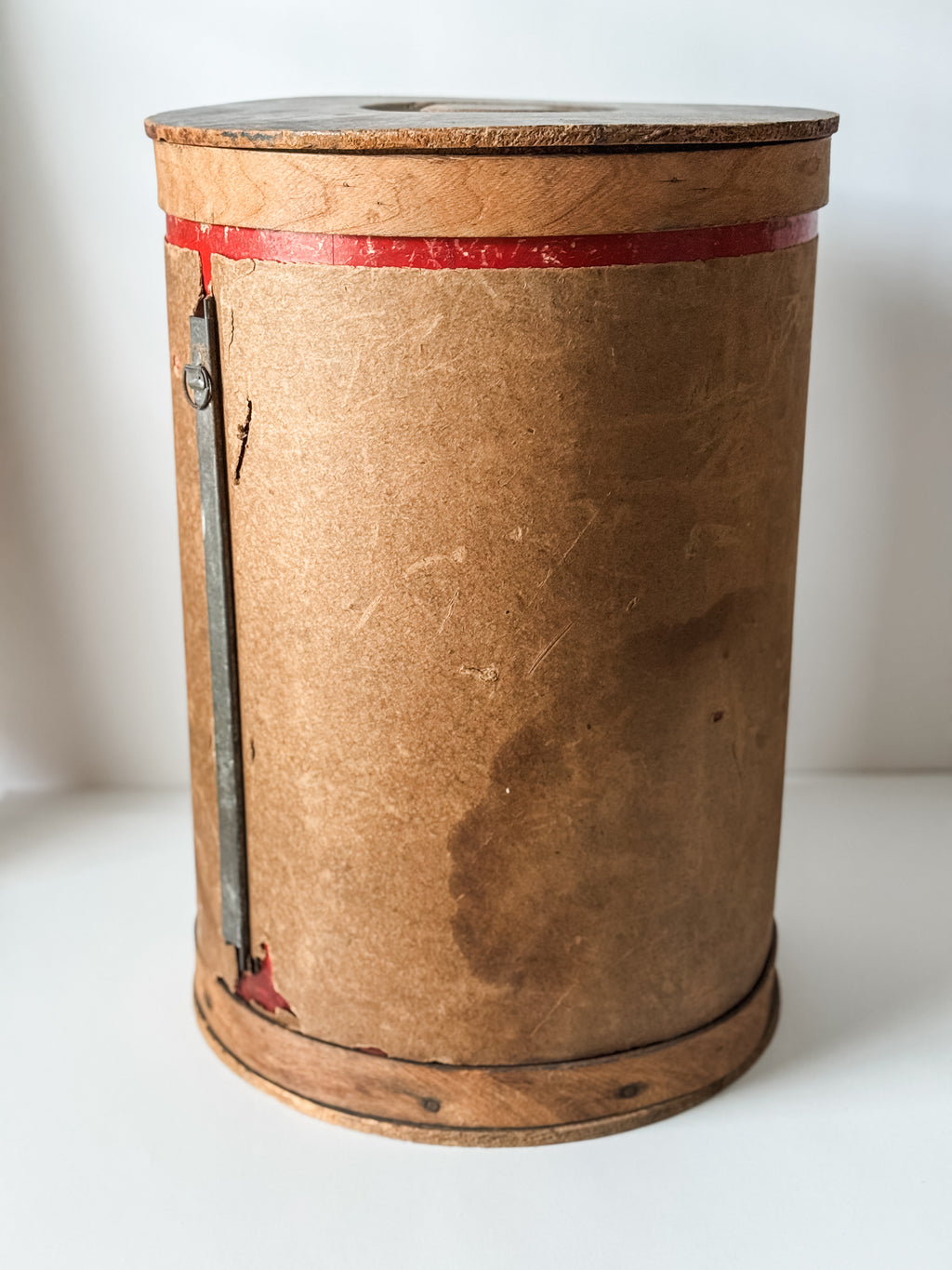 Antique Wood and Paper Pantry Box