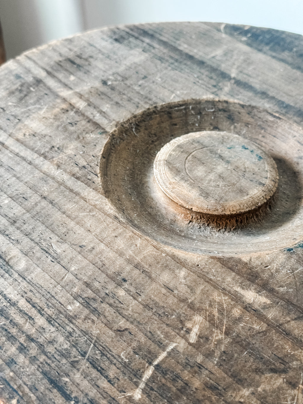 Antique Wood and Paper Pantry Box