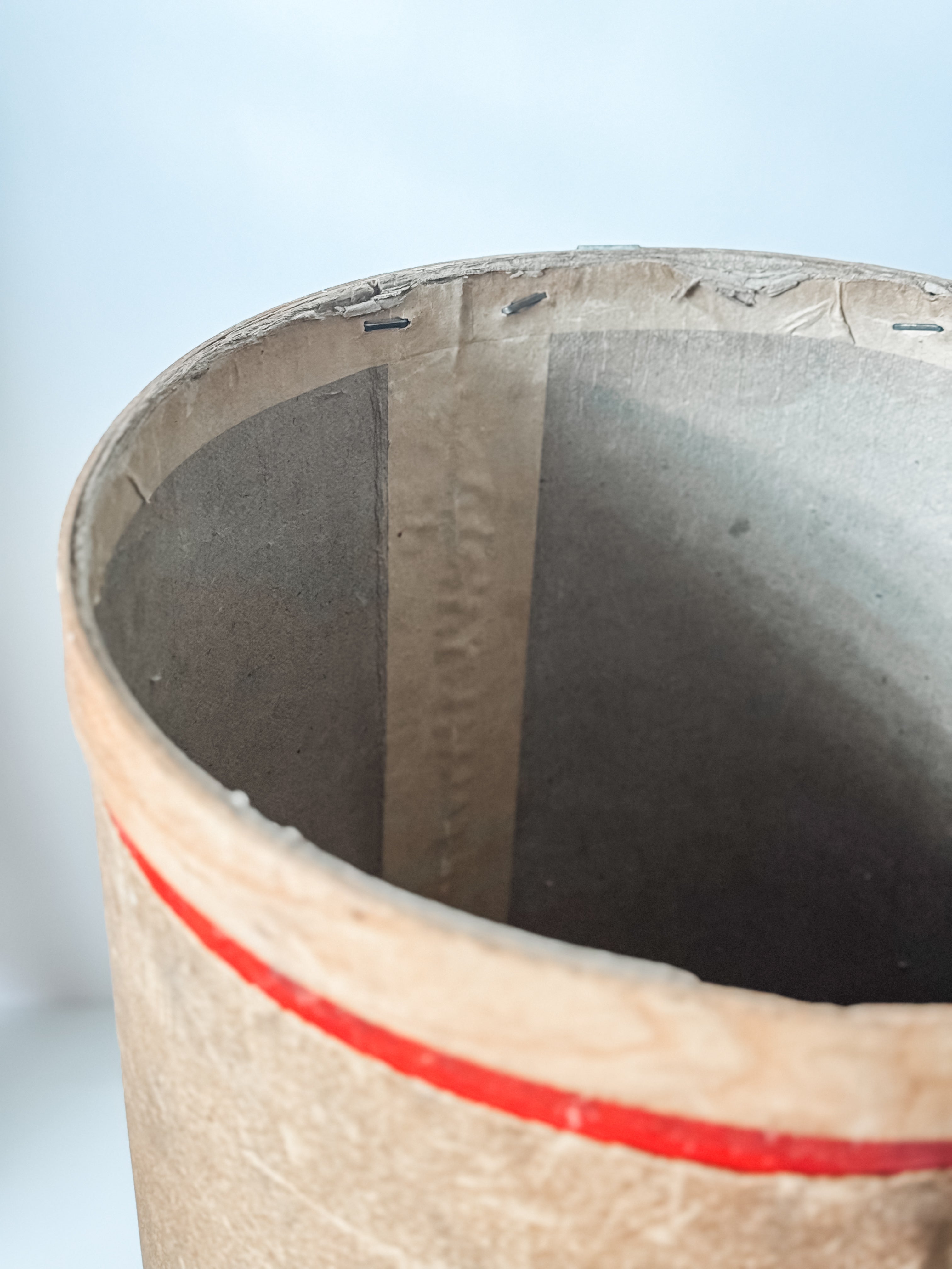 Antique Wood and Paper Pantry Box