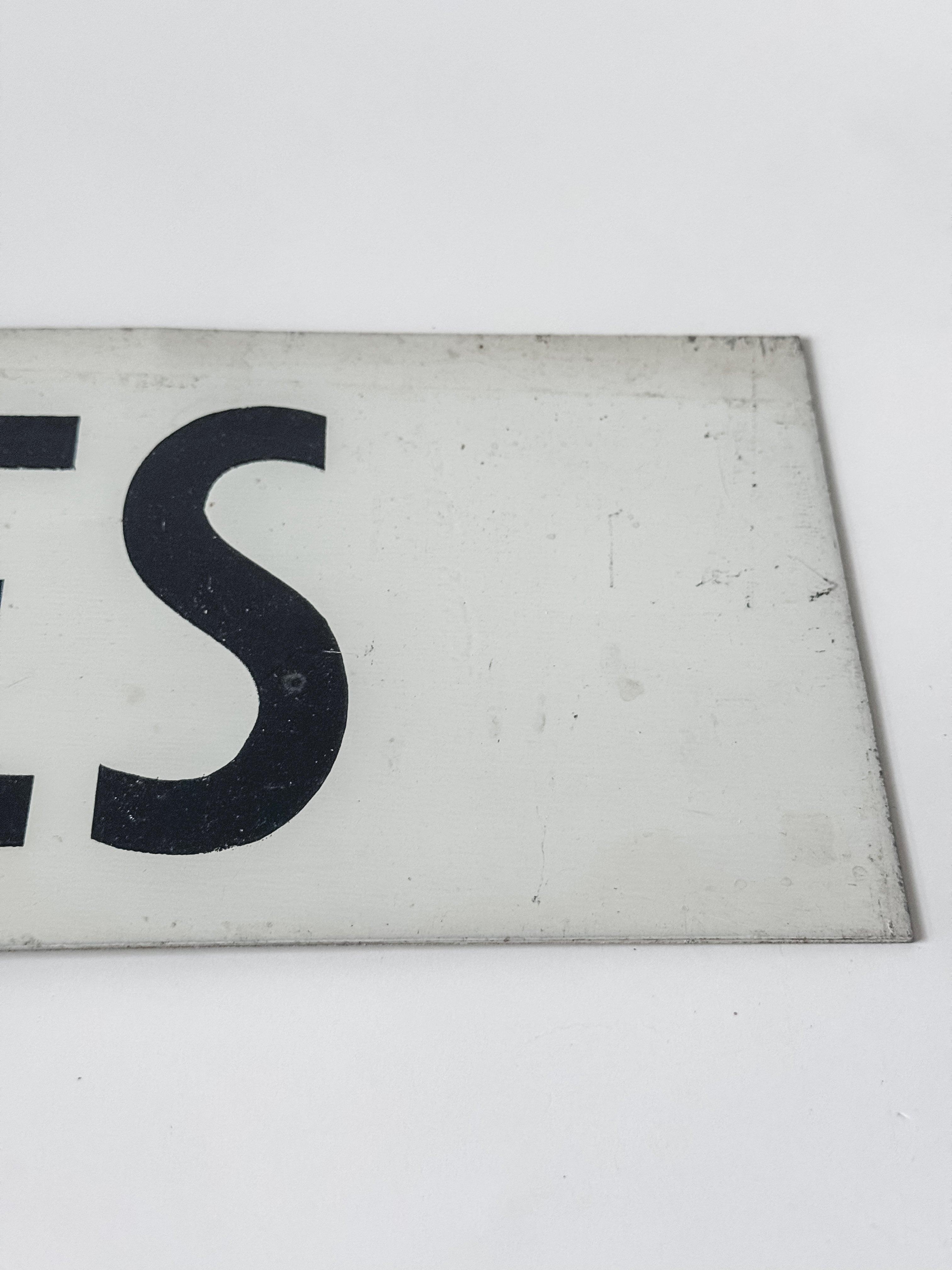 Vintage Metal Shade Tree Nursery Sign