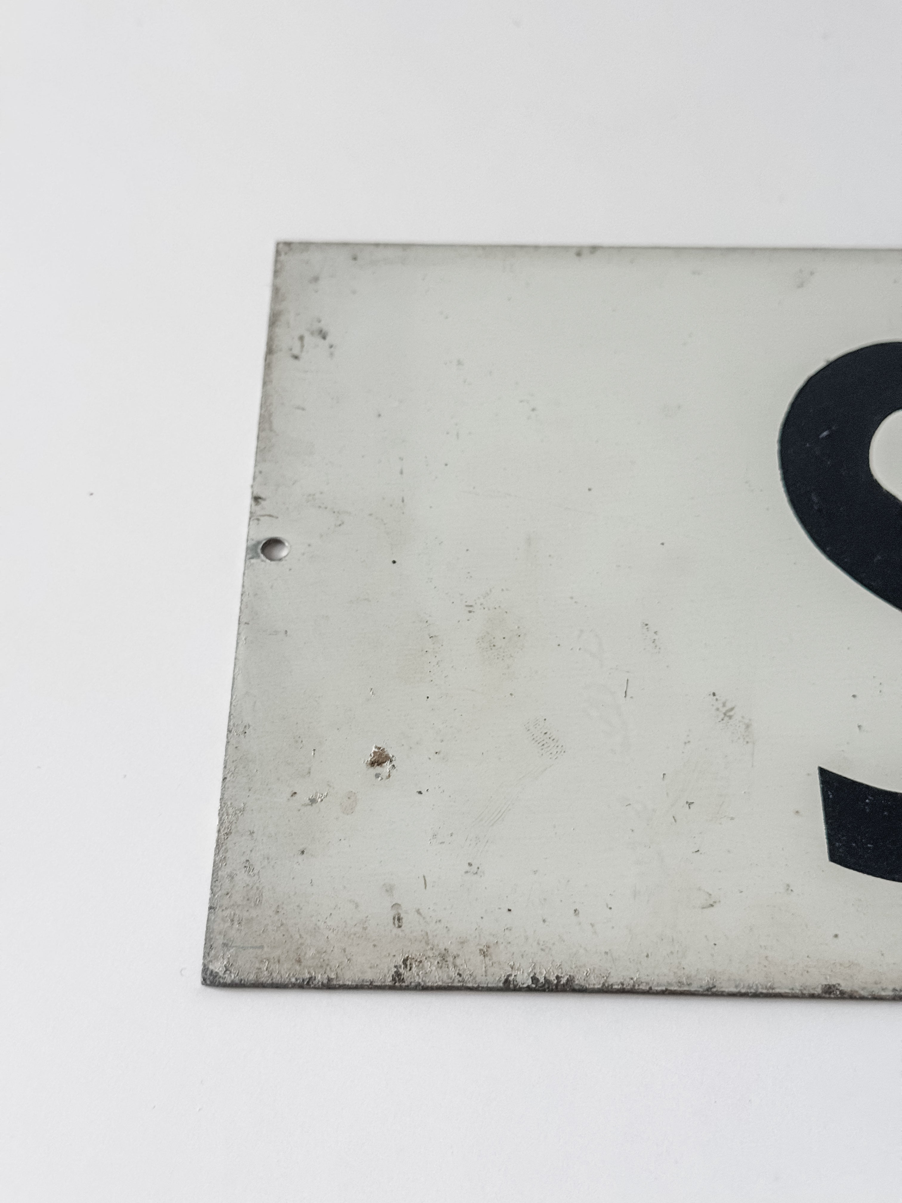 Vintage Metal Shade Tree Nursery Sign