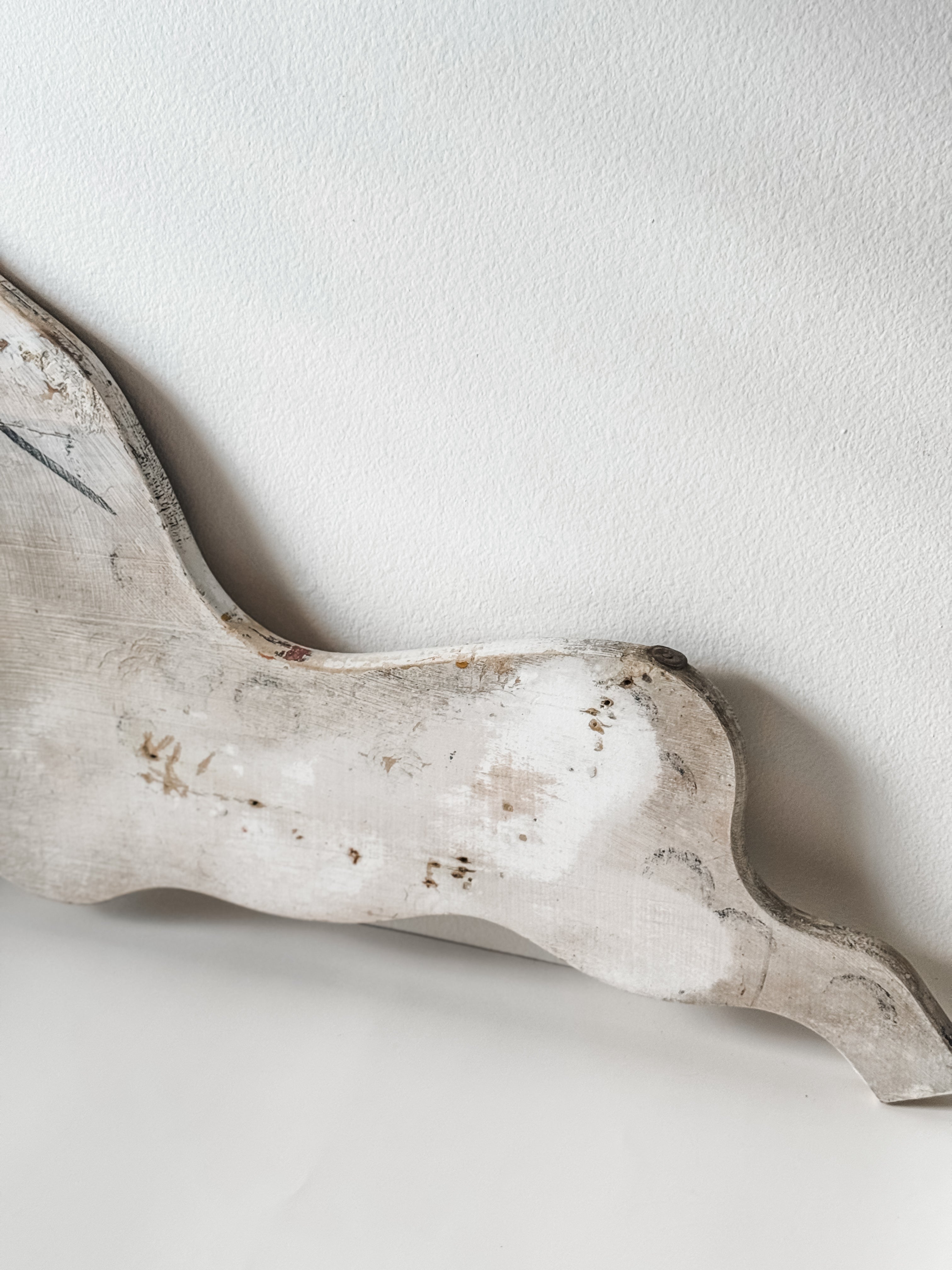 Wood Folk Art Painted Horse