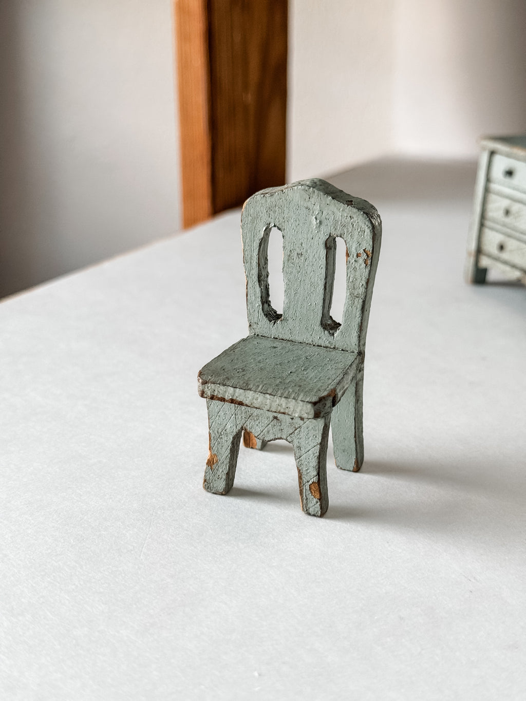 Amazing Antique Wood Doll Furniture