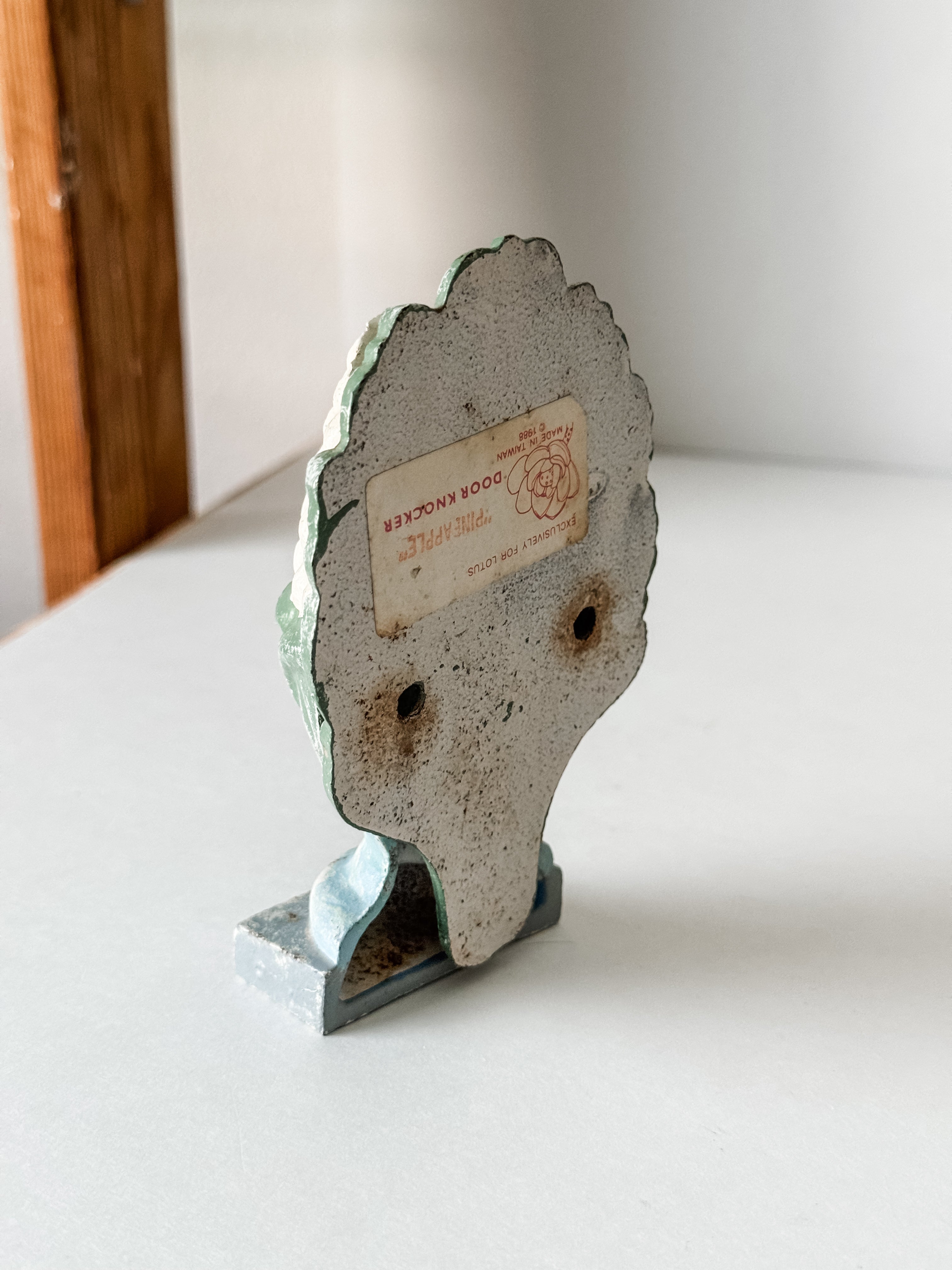 Vintage Cast Iron Pineapple Doorknocker