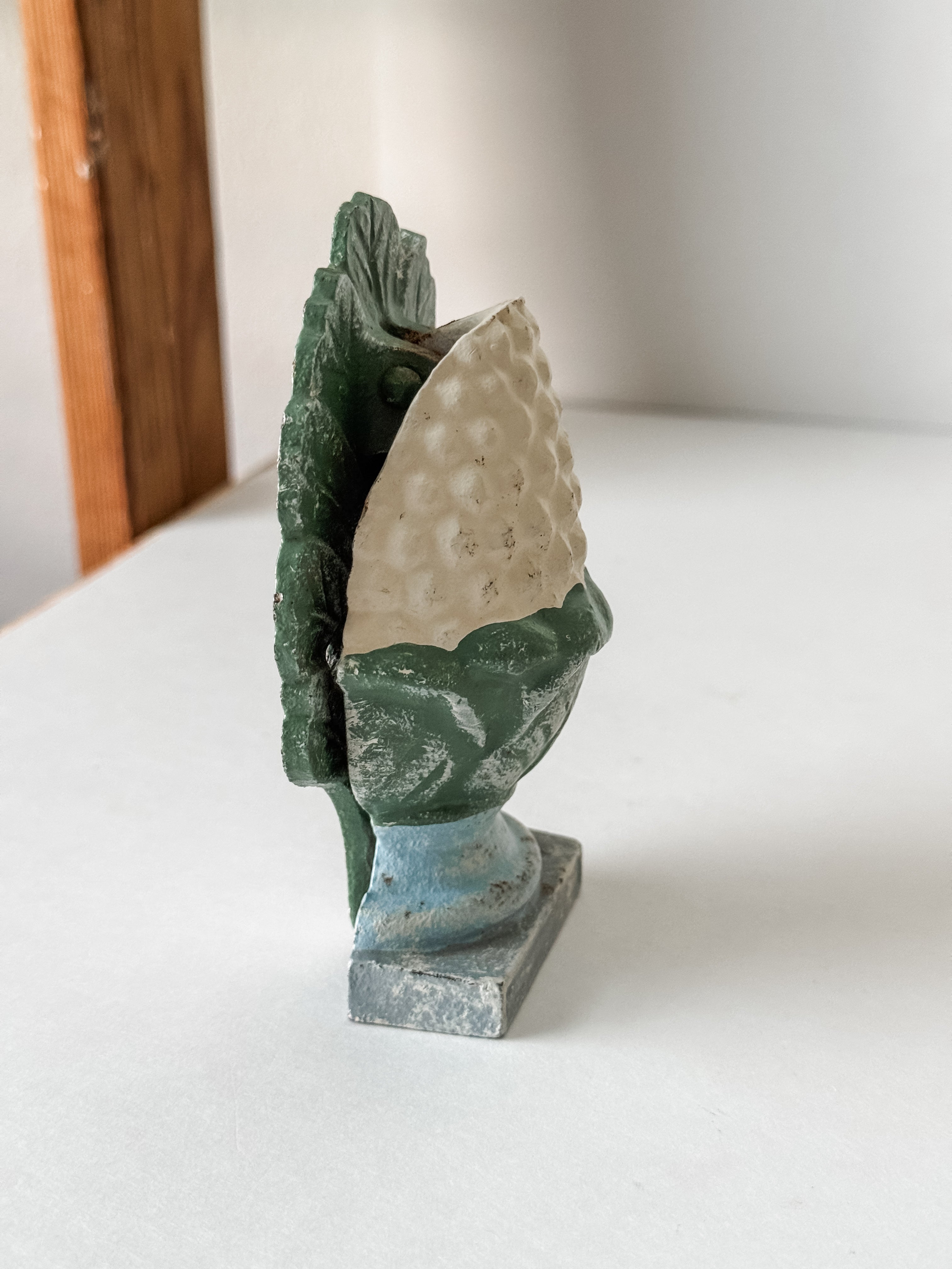 Vintage Cast Iron Pineapple Doorknocker