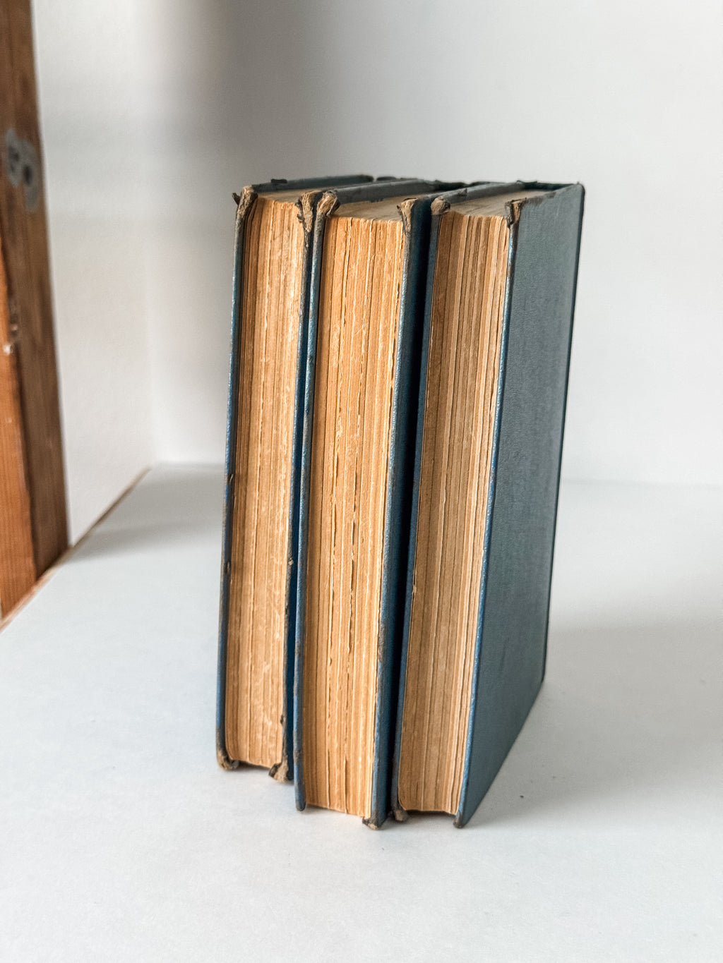 Beautiful Antique Blue Children's Book With Graphics