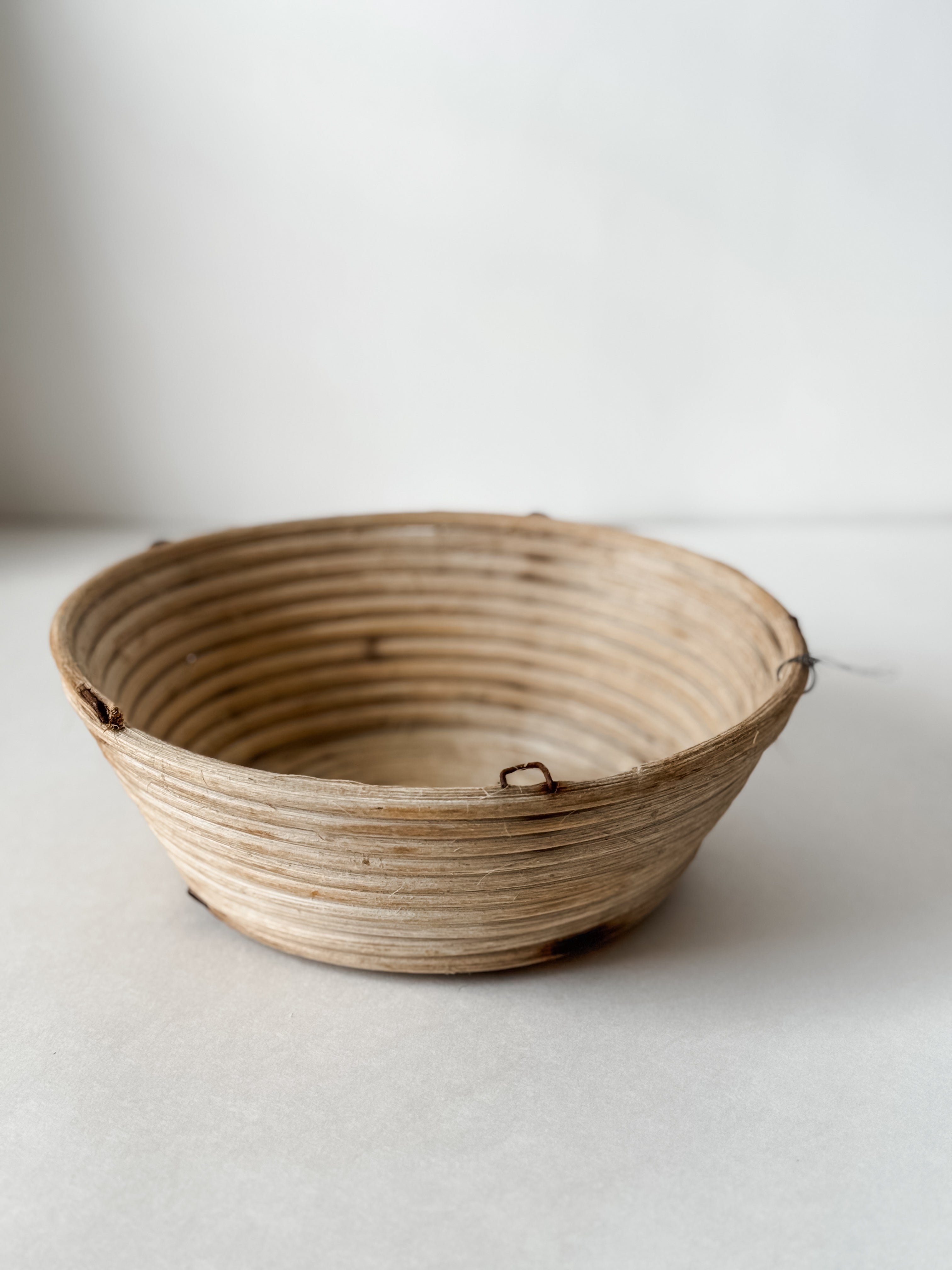 Vintage French Banneton Proofing Basket