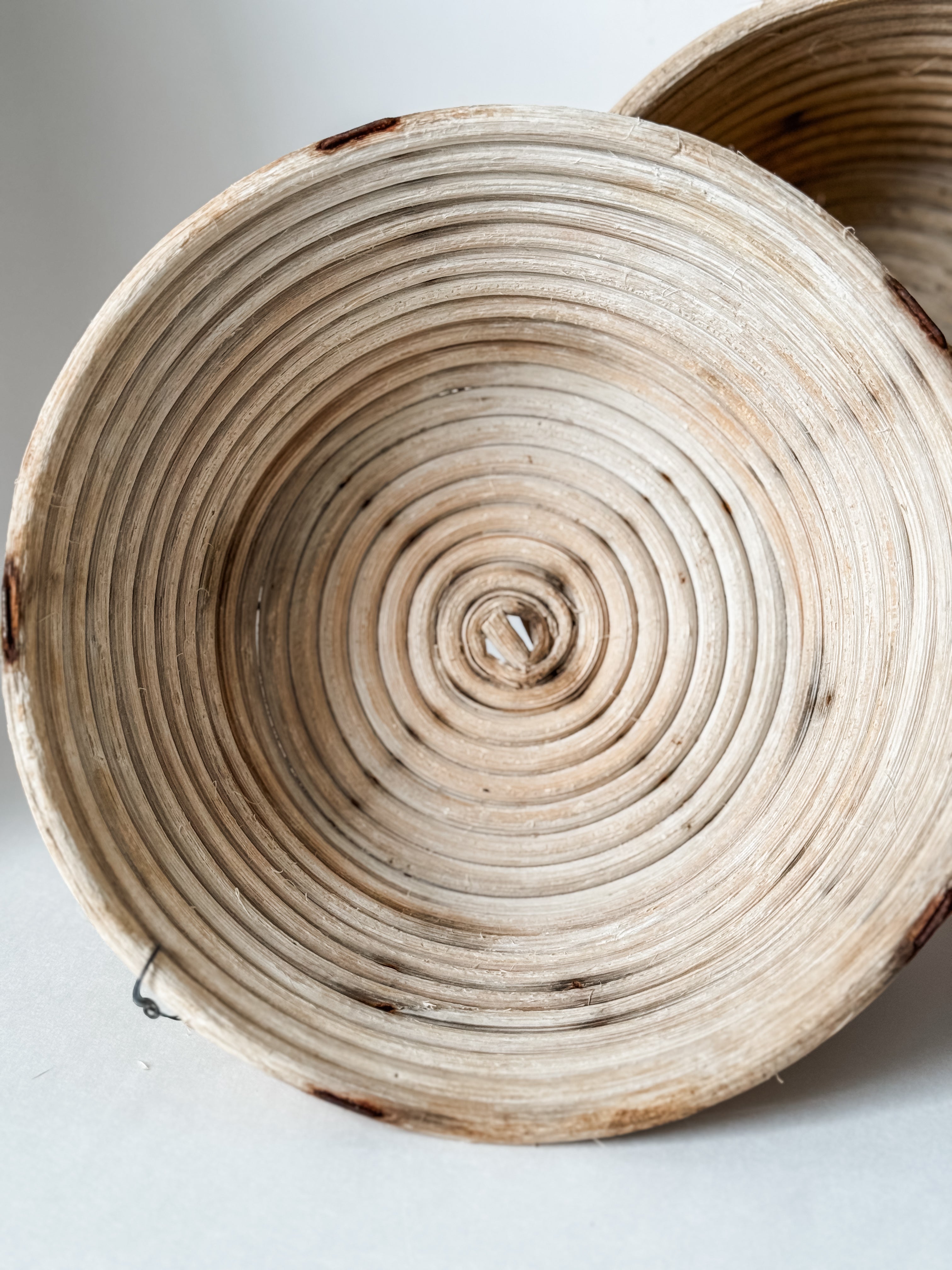 Vintage French Banneton Proofing Basket