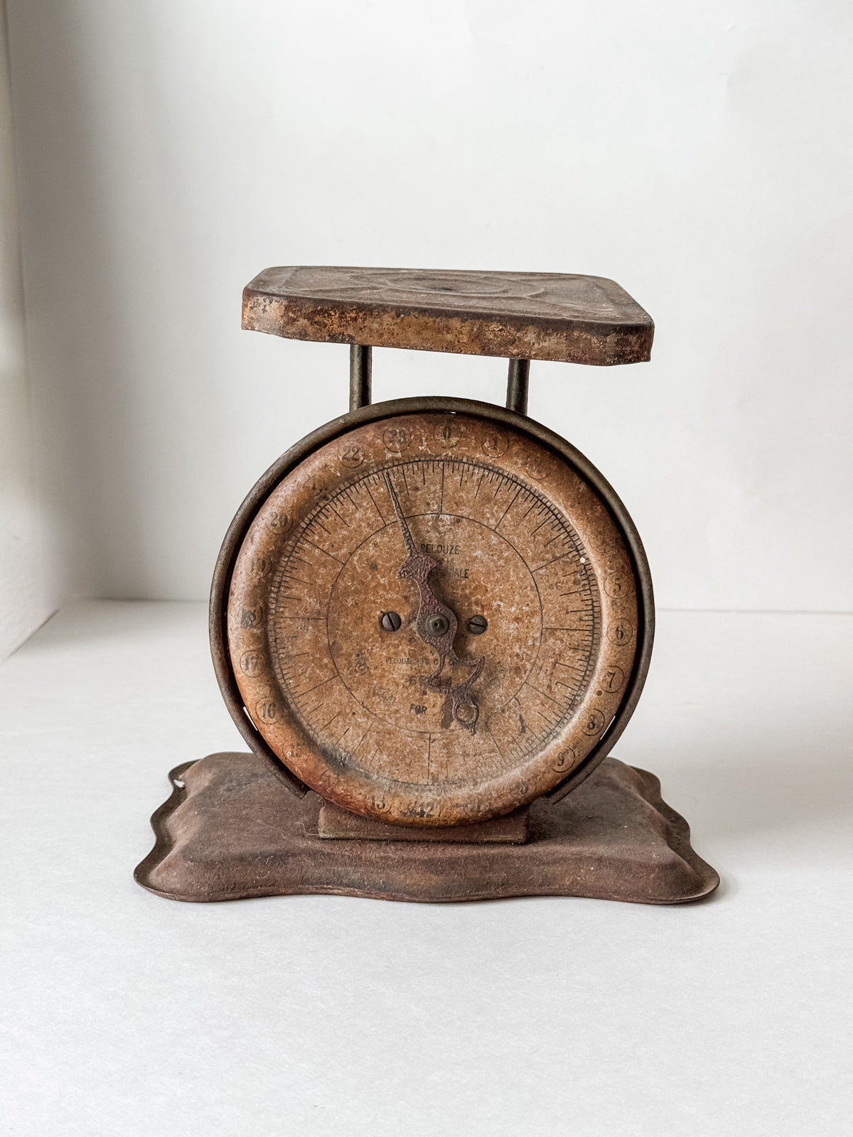 Fabulous Old Rusty Pelouze Scale