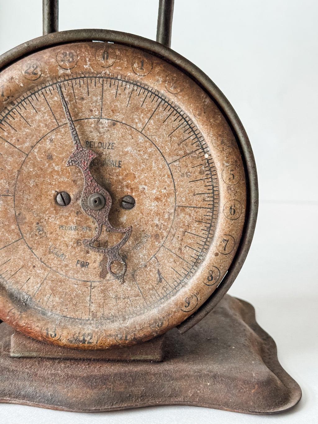Fabulous Old Rusty Pelouze Scale