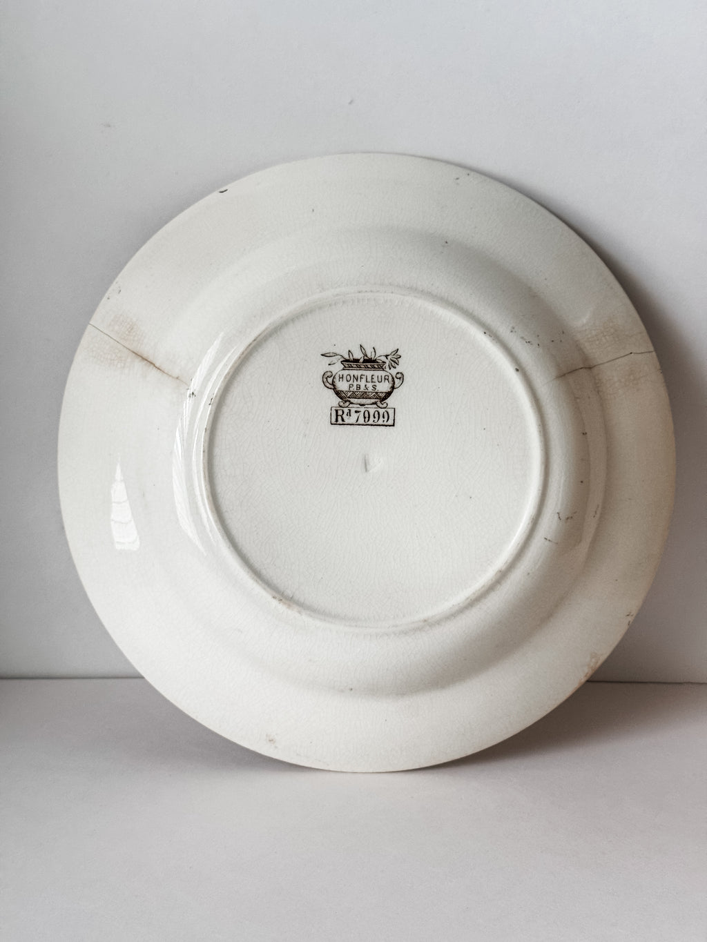 Antique English Ironstone Transferware Bowl