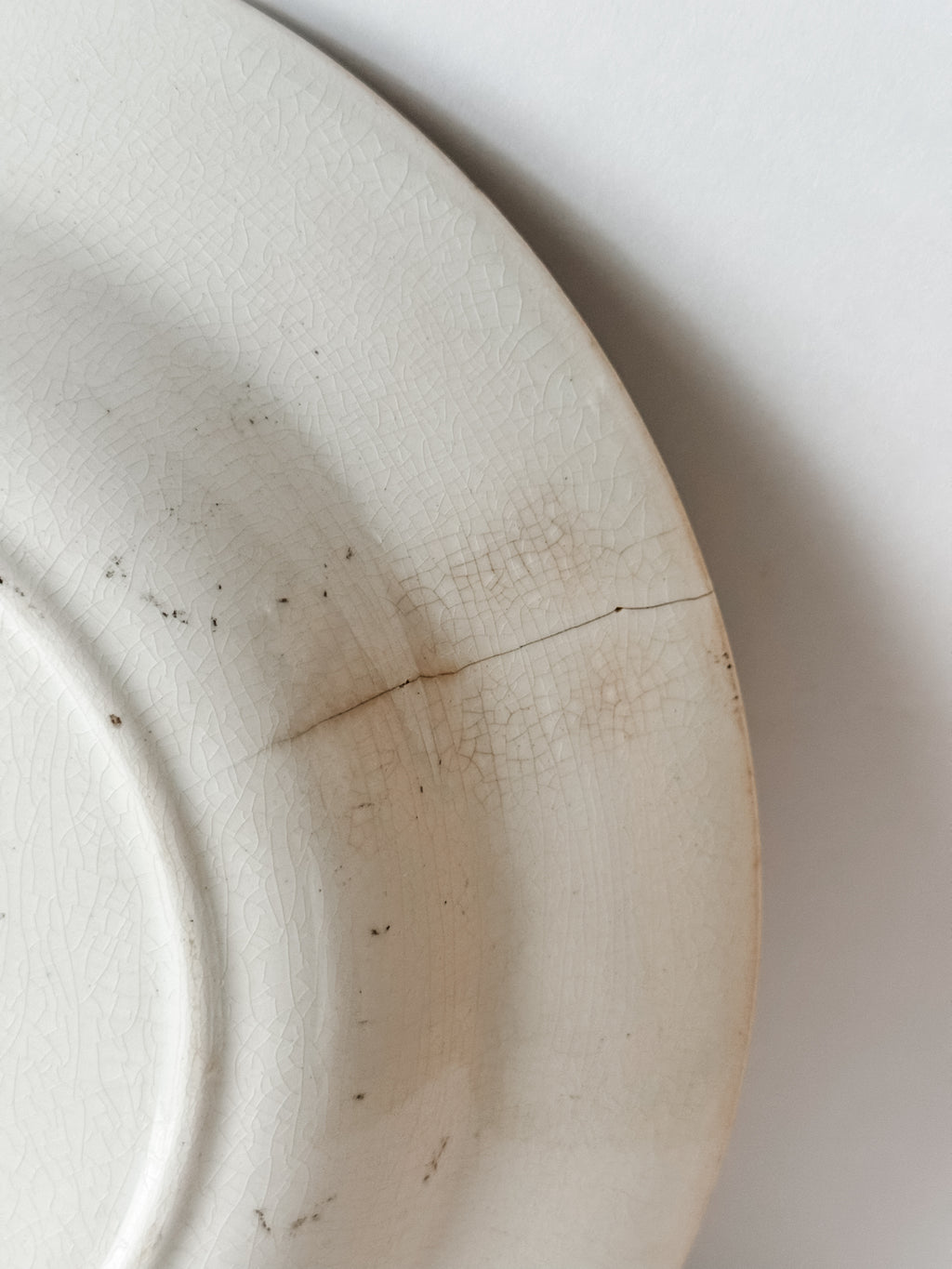 Antique English Ironstone Transferware Bowl