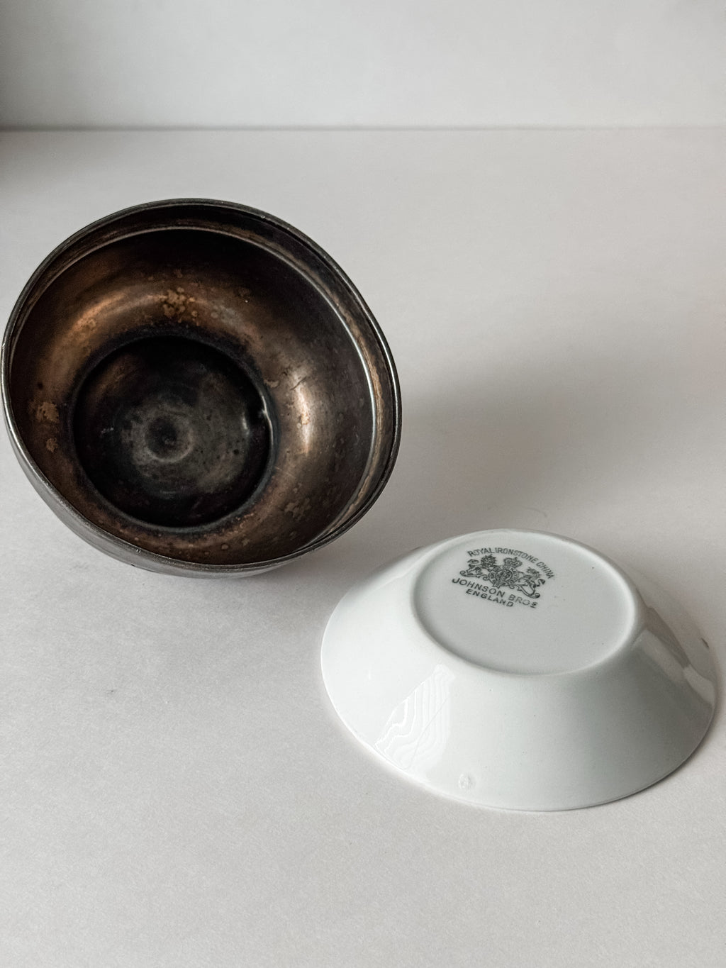 Antique Pewter Or Silverplate Hotel Food Dome