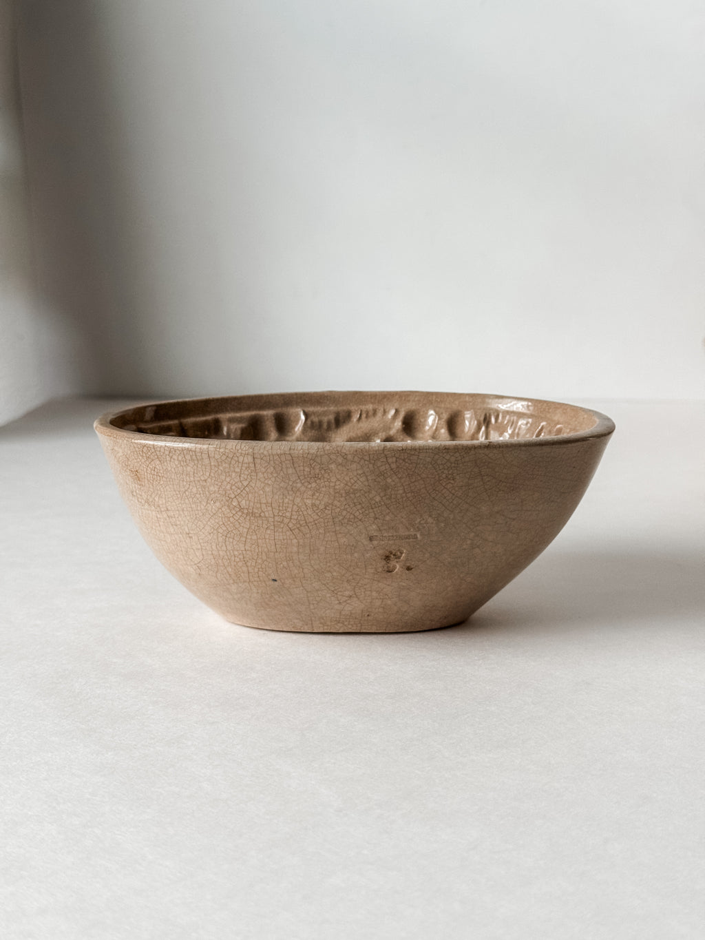 Toasty Stained And Crazed Ironstone Pudding Molds