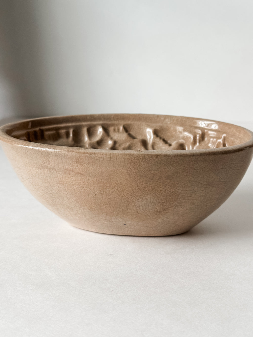 Toasty Stained And Crazed Ironstone Pudding Molds