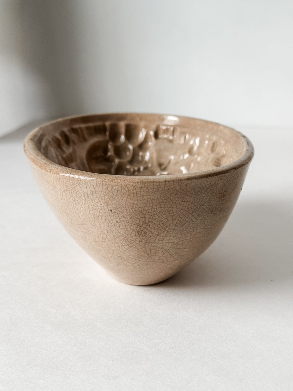 Toasty Stained And Crazed Ironstone Pudding Molds