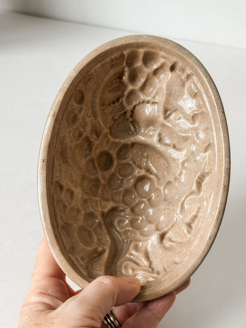 Toasty Stained And Crazed Ironstone Pudding Molds